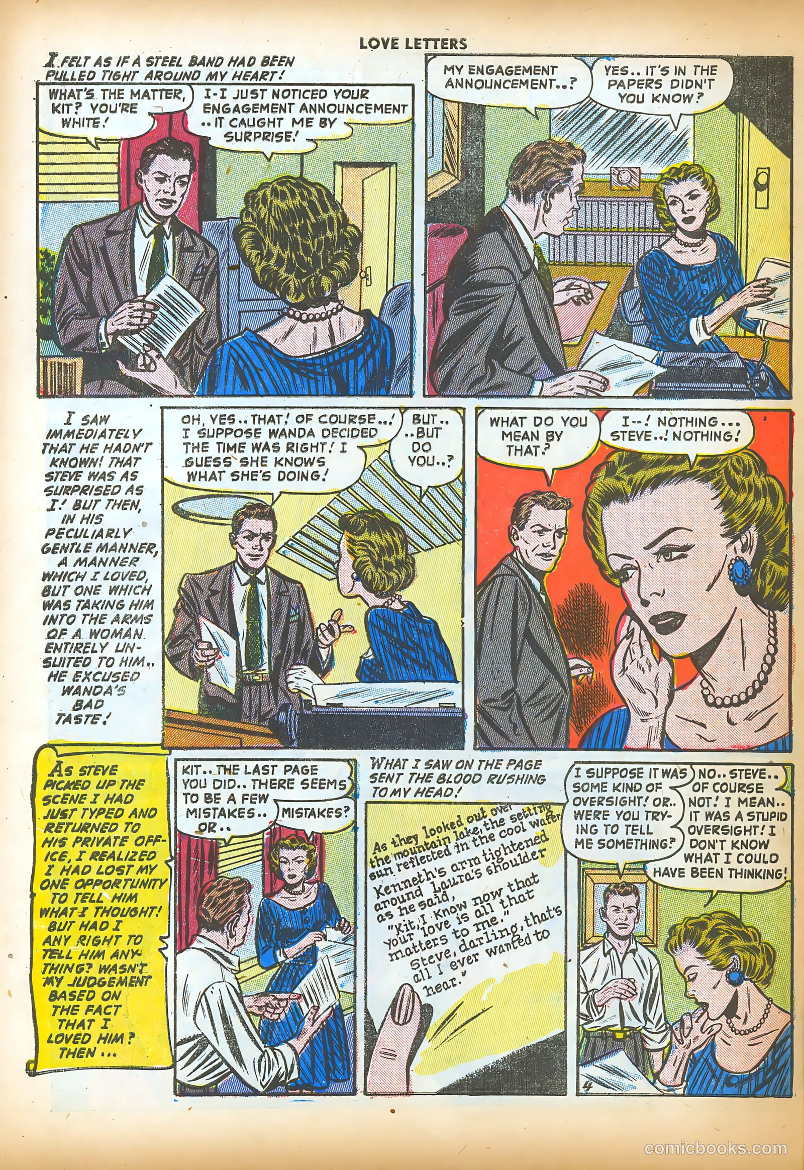 Love Letters #27 (1953) — page 30 of 36