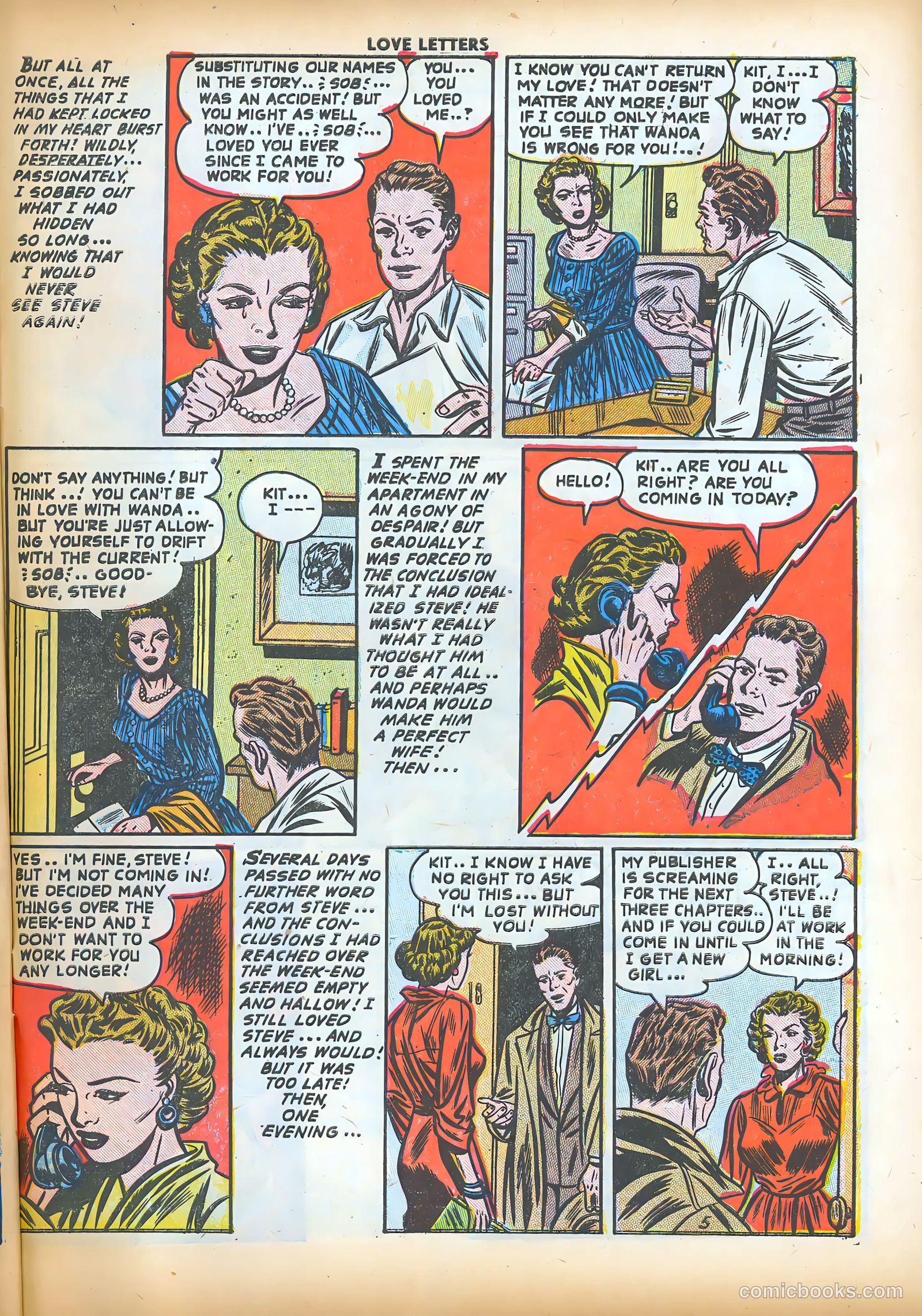 Love Letters #27 (1953) — page 31 of 36
