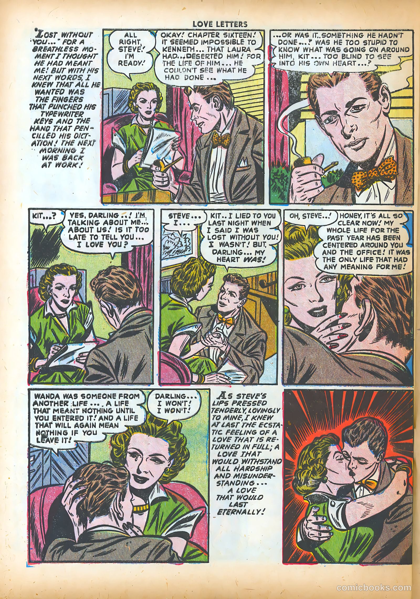 Love Letters #27 (1953) — page 32 of 36