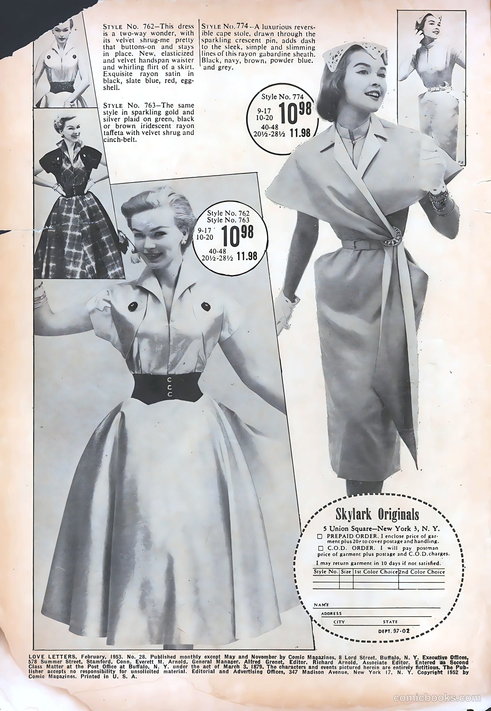 Love Letters #28 (1953) — page 2 of 36