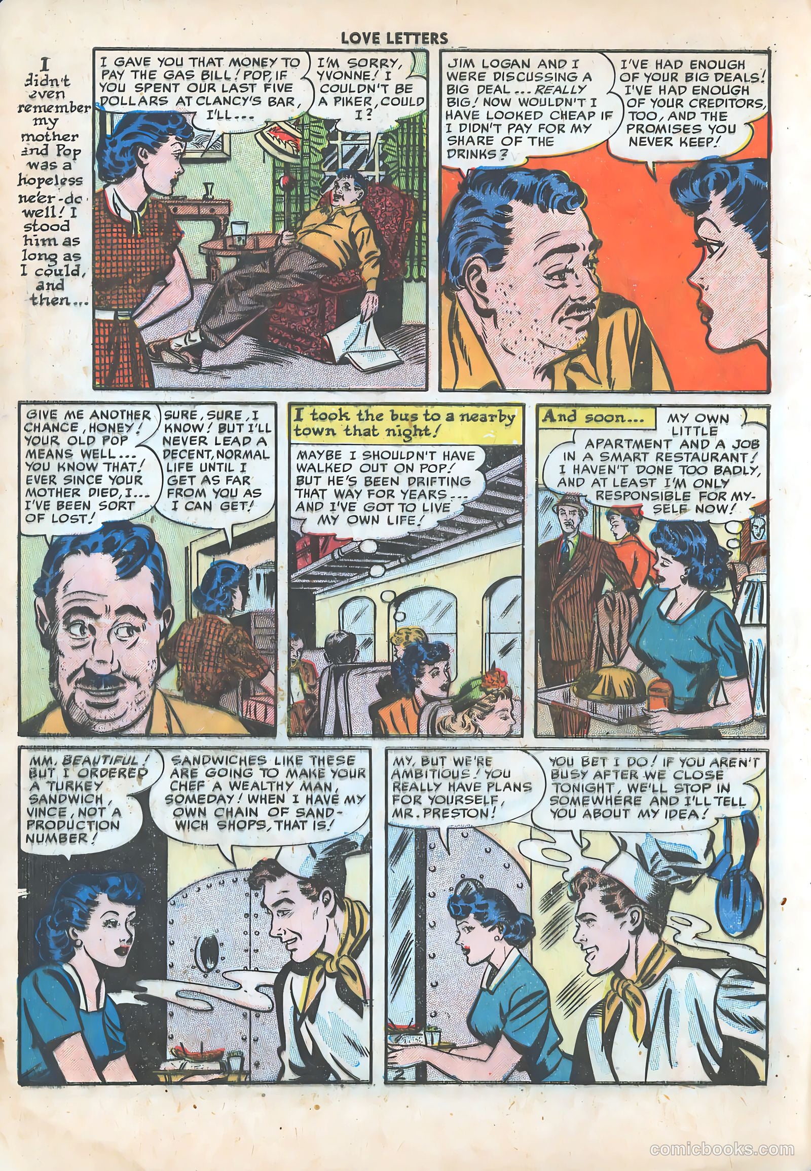 Love Letters #28 (1953) — page 4 of 36