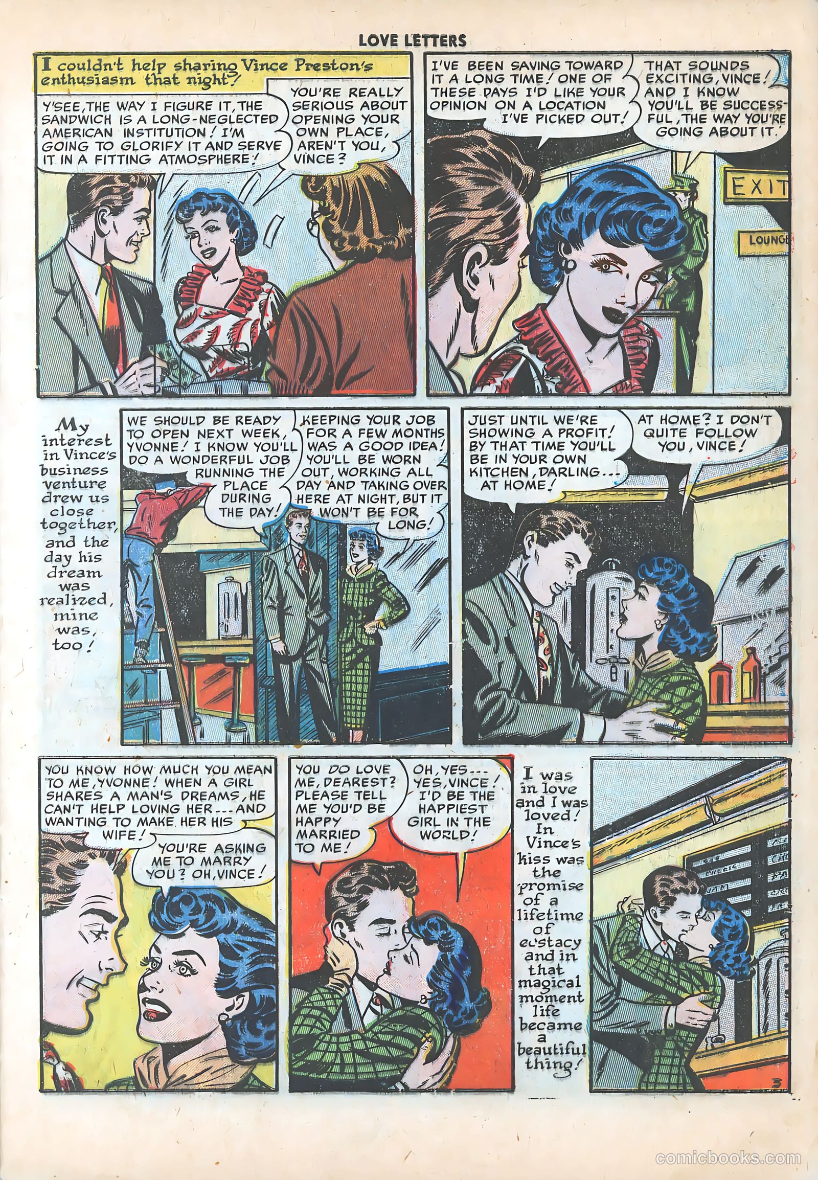 Love Letters #28 (1953) — page 5 of 36