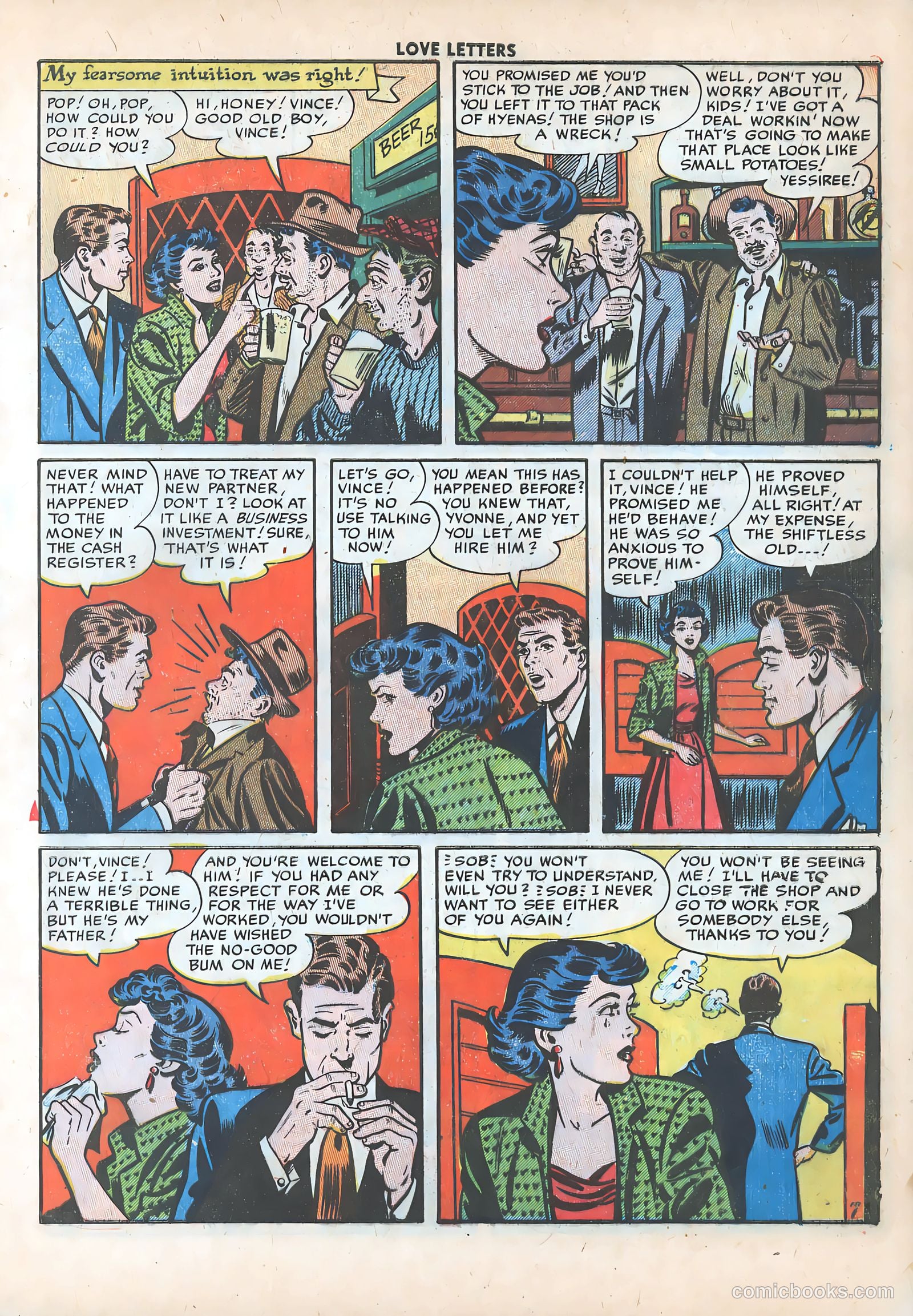 Love Letters #28 (1953) — page 9 of 36
