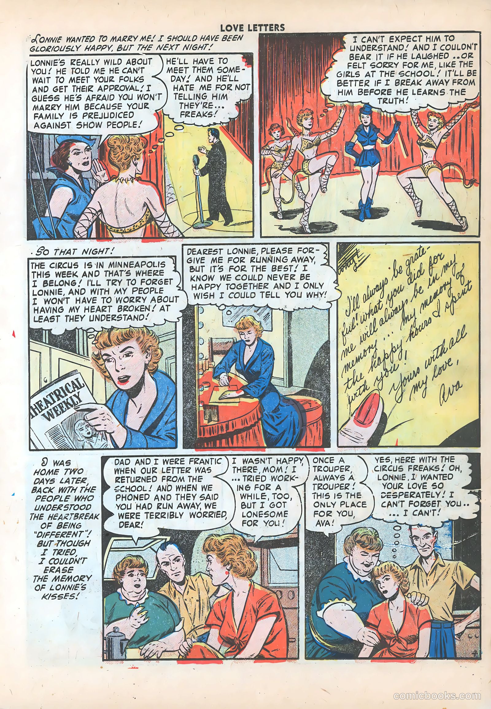 Love Letters #28 (1953) — page 15 of 36