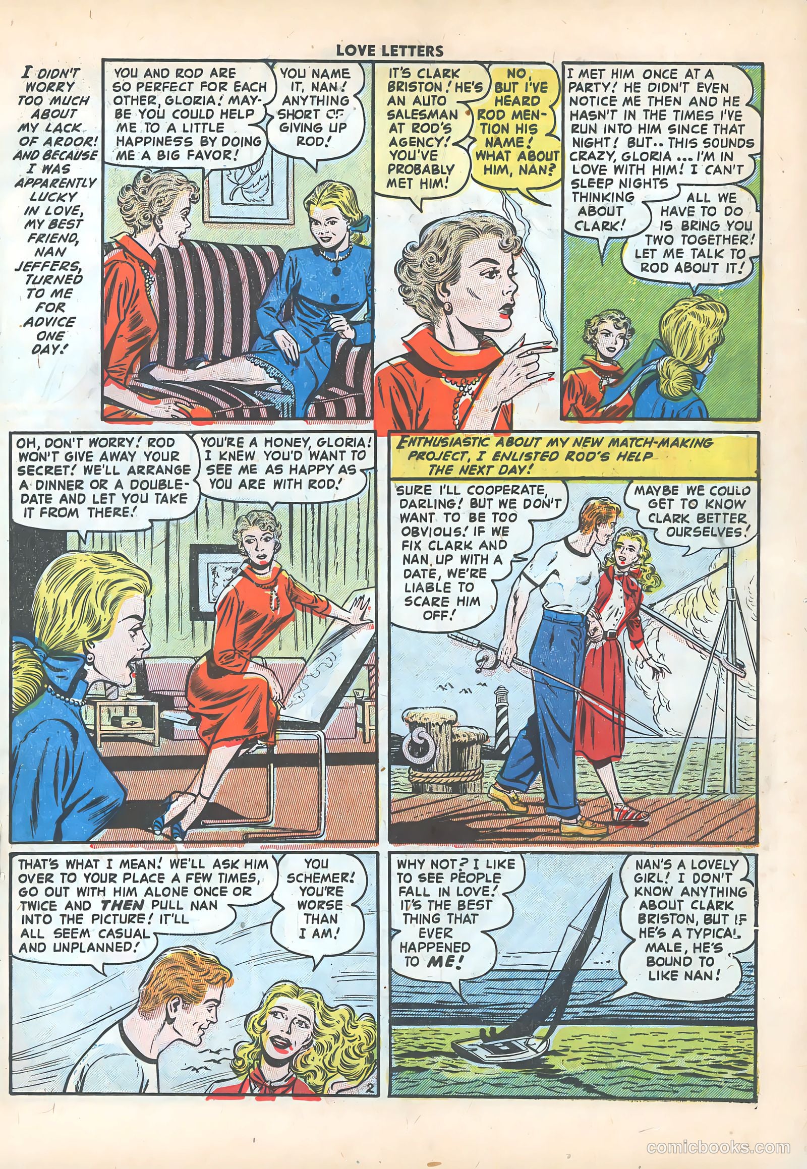 Love Letters #28 (1953) — page 19 of 36