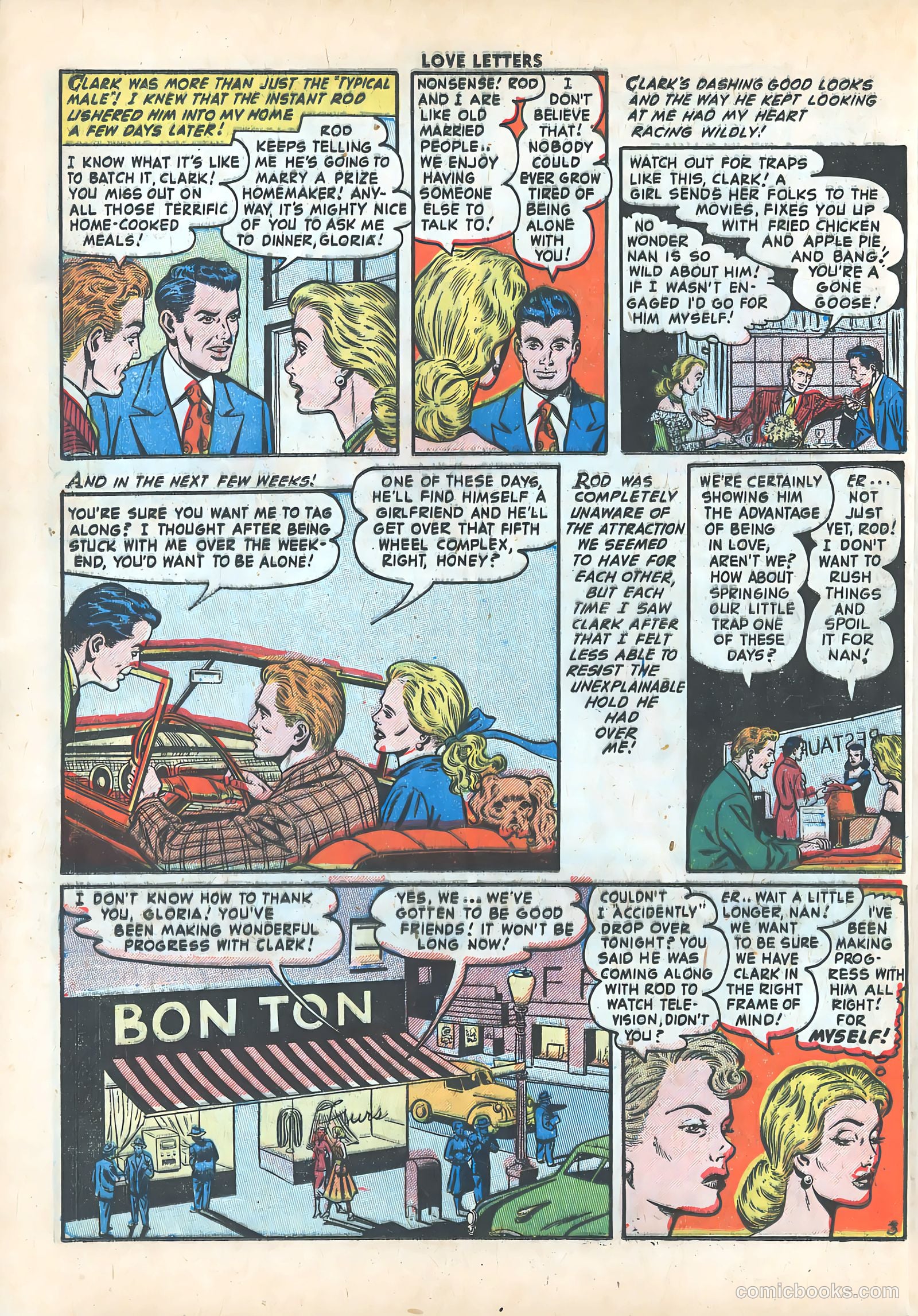 Love Letters #28 (1953) — page 20 of 36