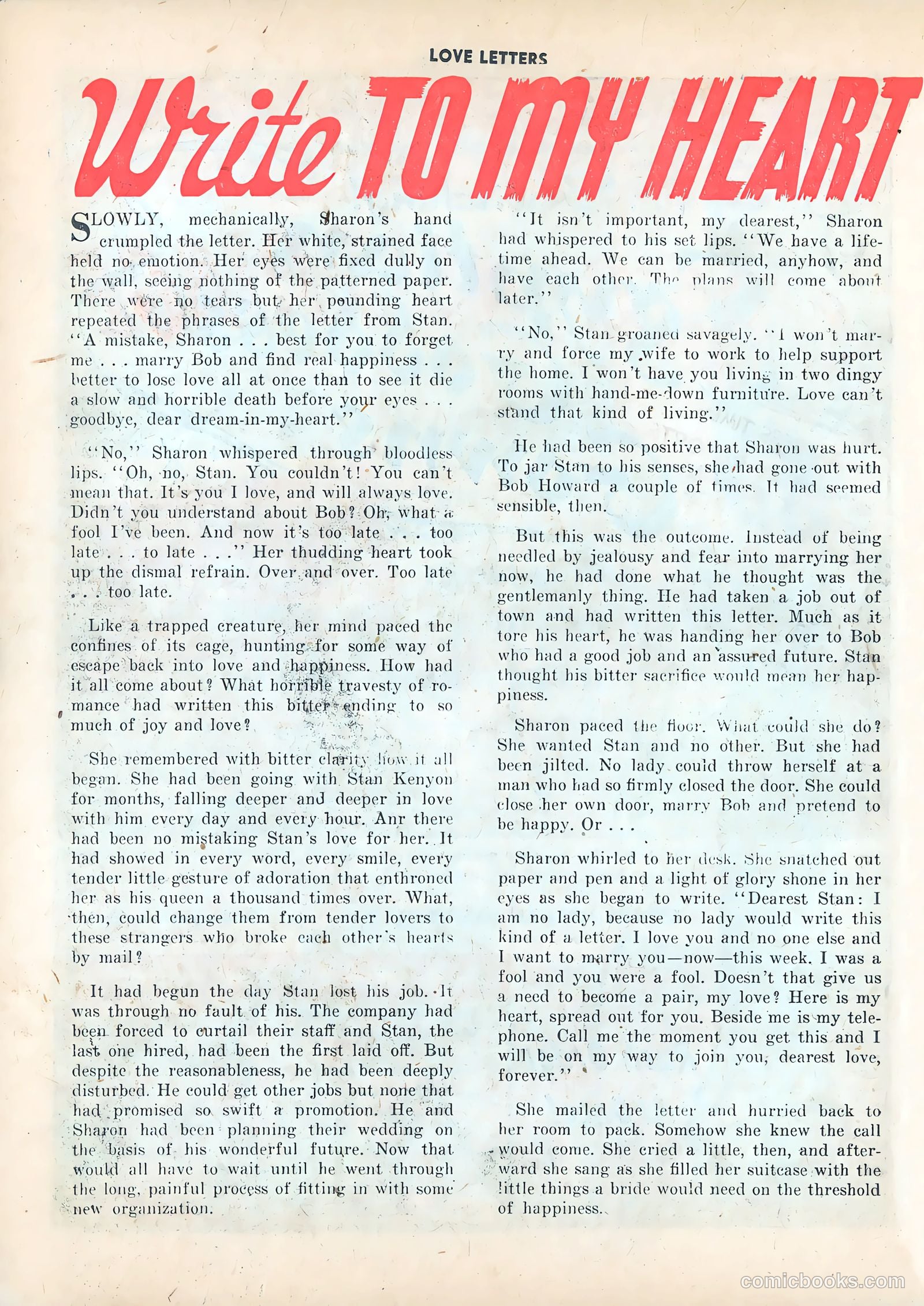 Love Letters #28 (1953) — page 26 of 36