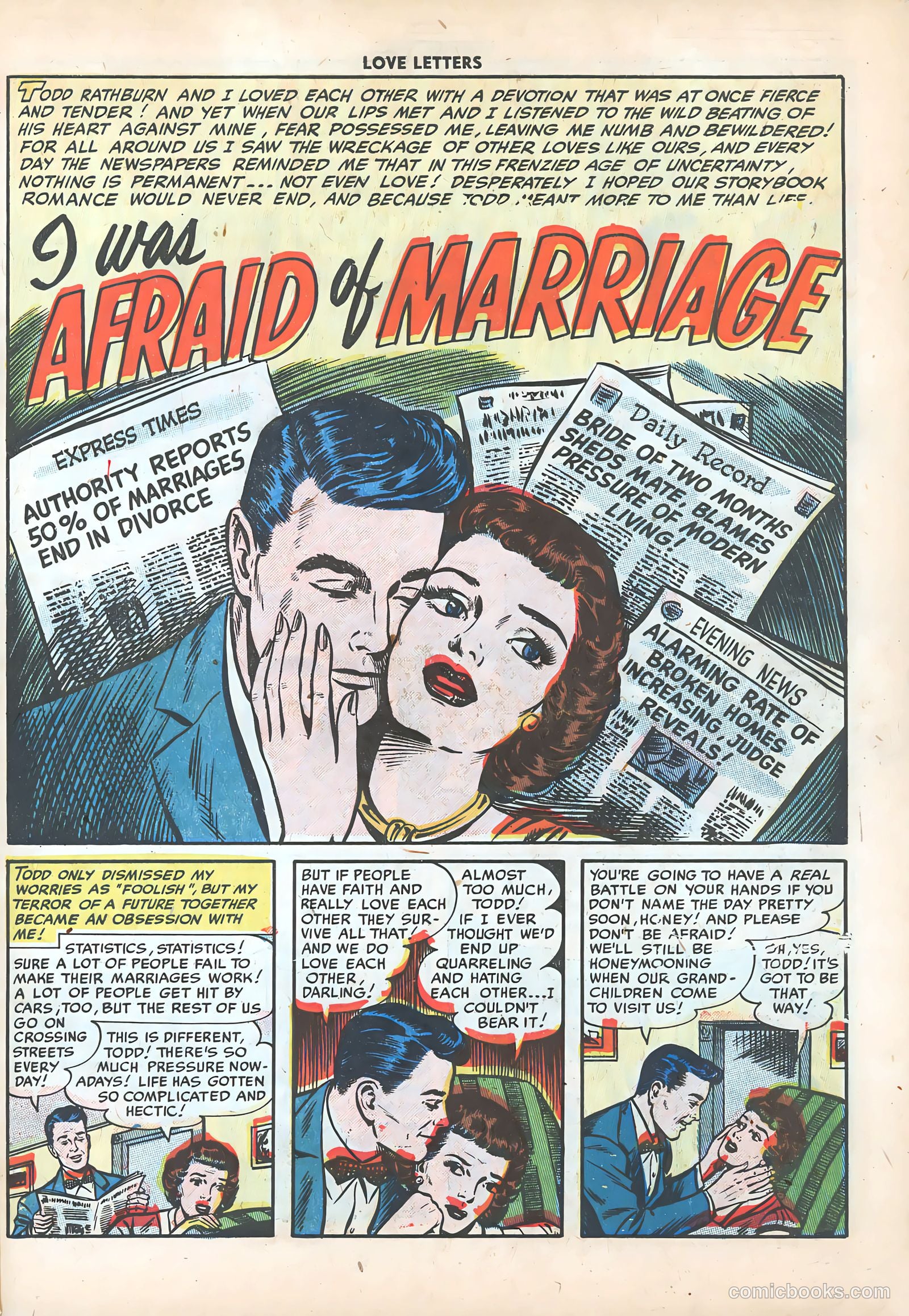 Love Letters #28 (1953) — page 27 of 36