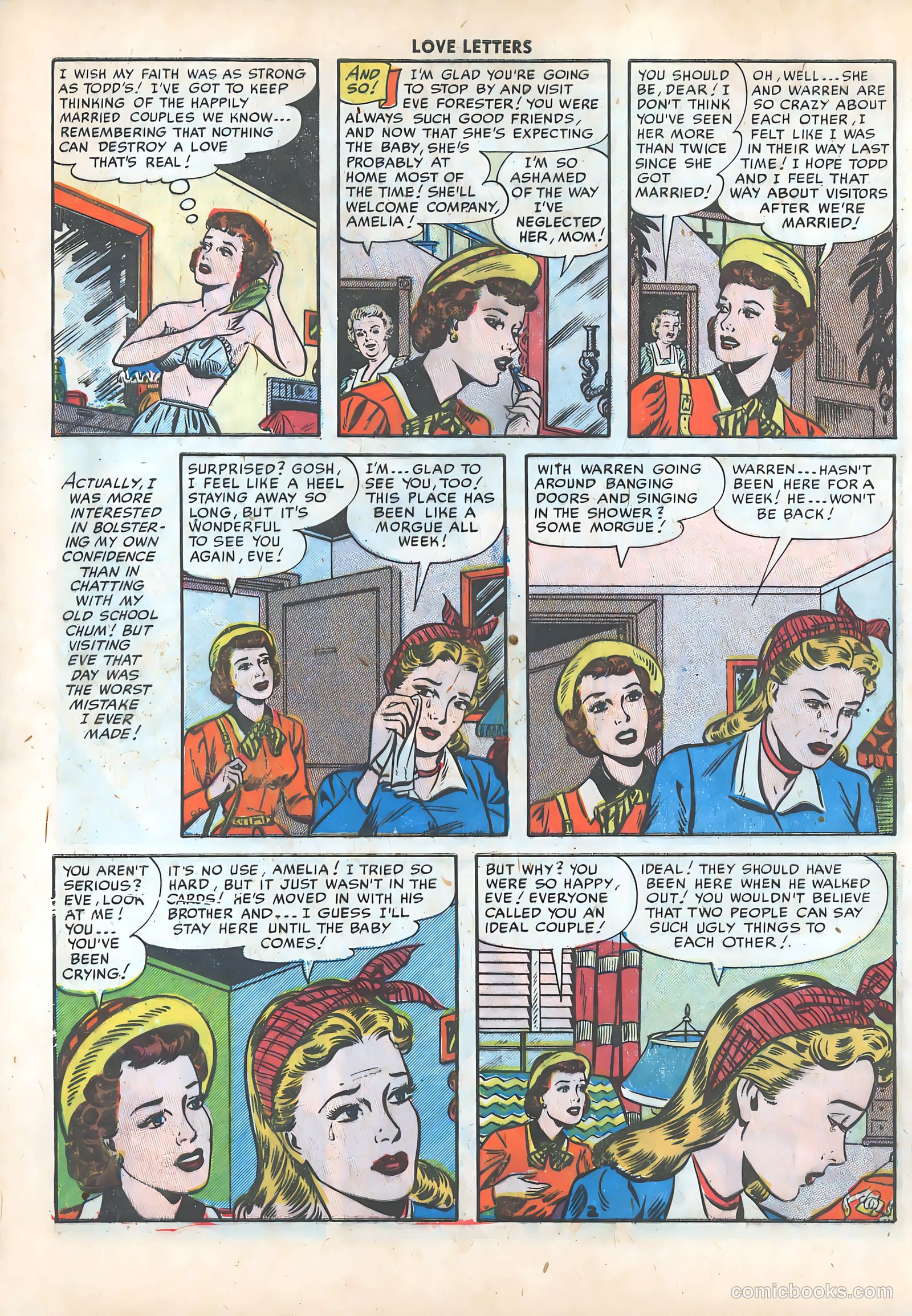 Love Letters #28 (1953) — page 28 of 36