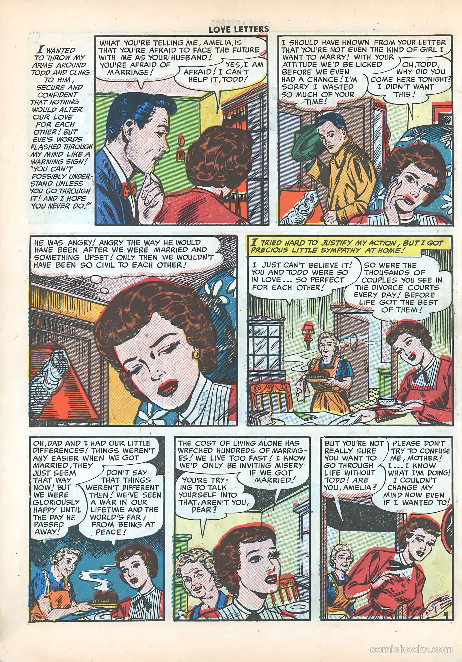 Love Letters #28 (1953) — page 30 of 36