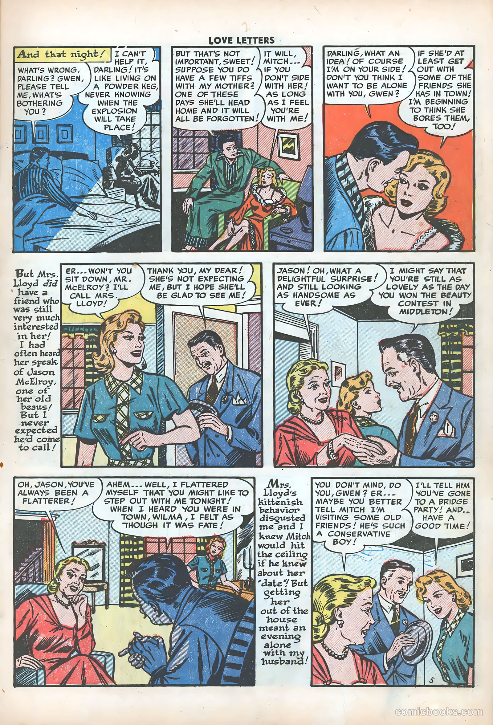 Love Letters #29 (1953) — page 7 of 37