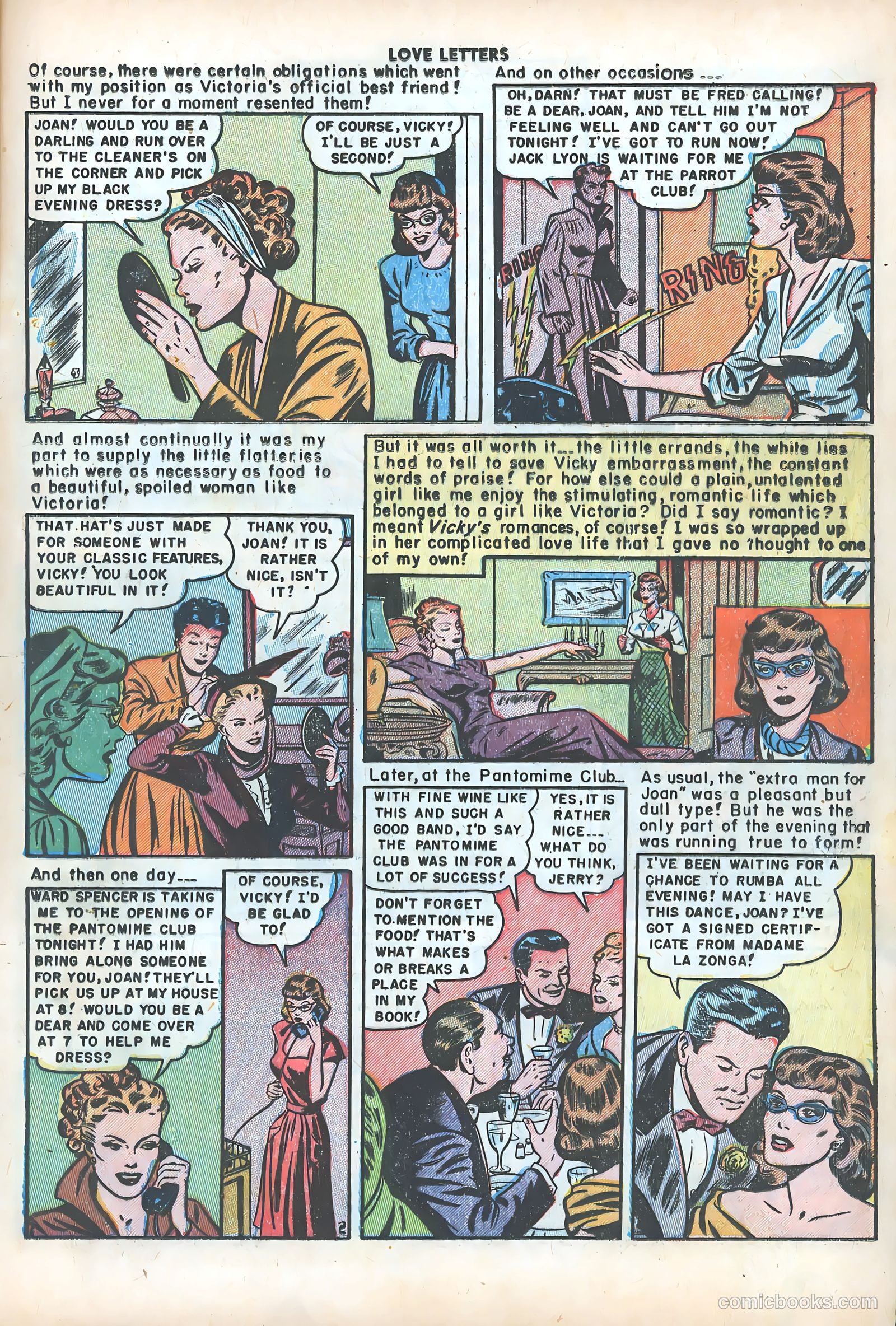 Love Letters #29 (1953) — page 13 of 37