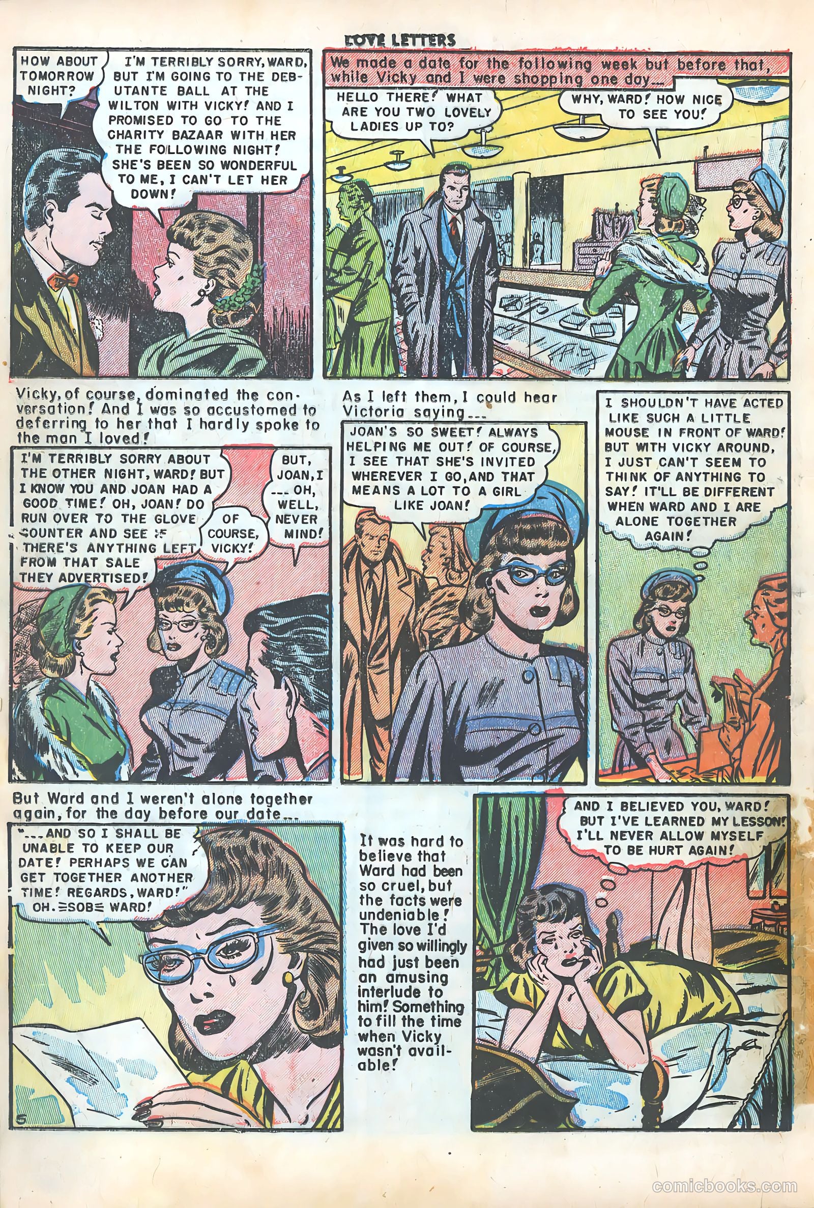 Love Letters #29 (1953) — page 16 of 37