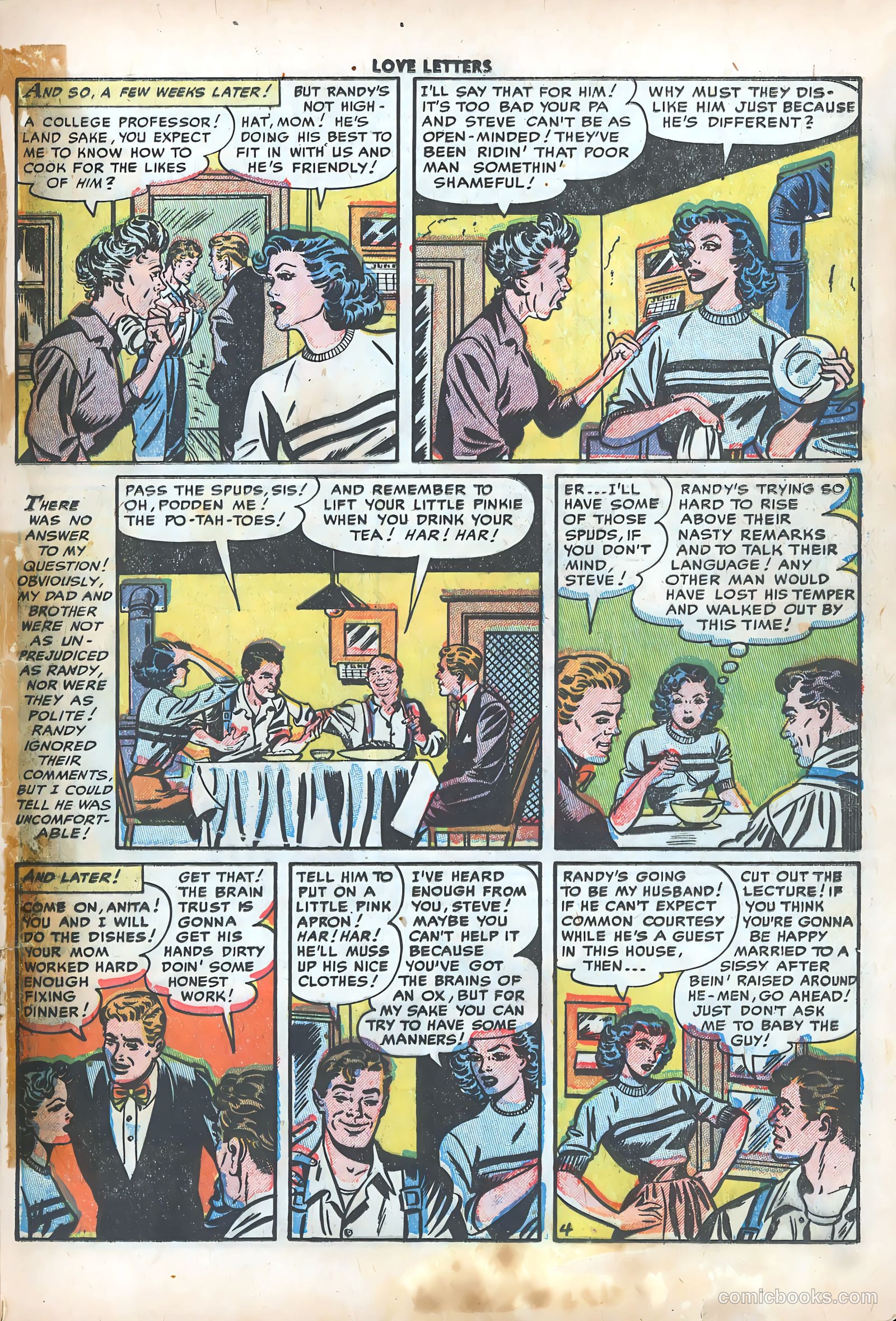 Love Letters #29 (1953) — page 21 of 37