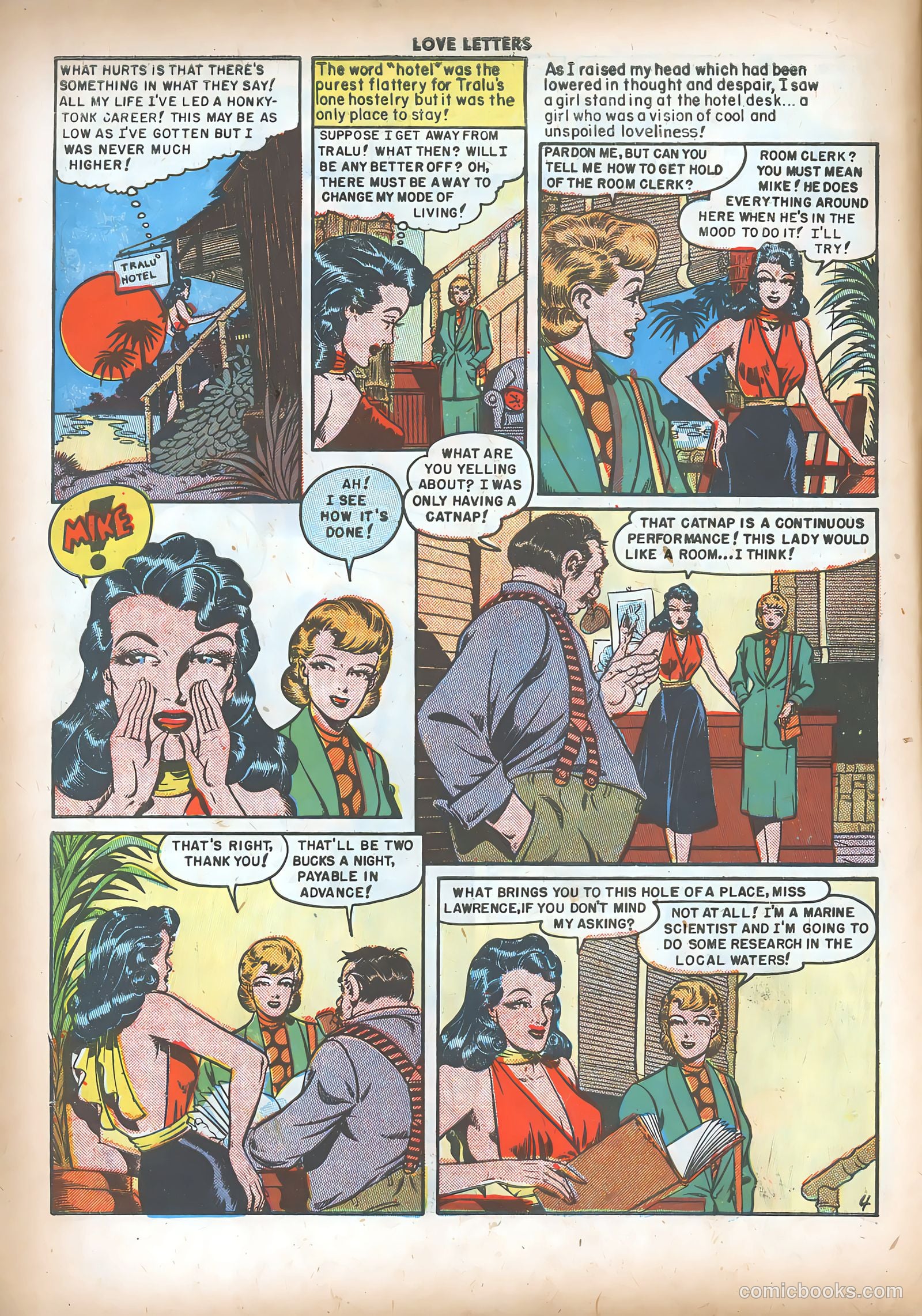 Love Letters #3 (1950) — page 6 of 36