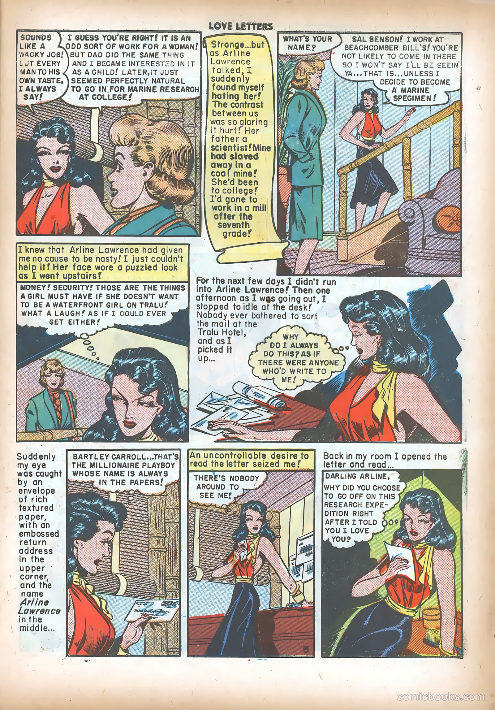 Love Letters #3 (1950) — page 7 of 36