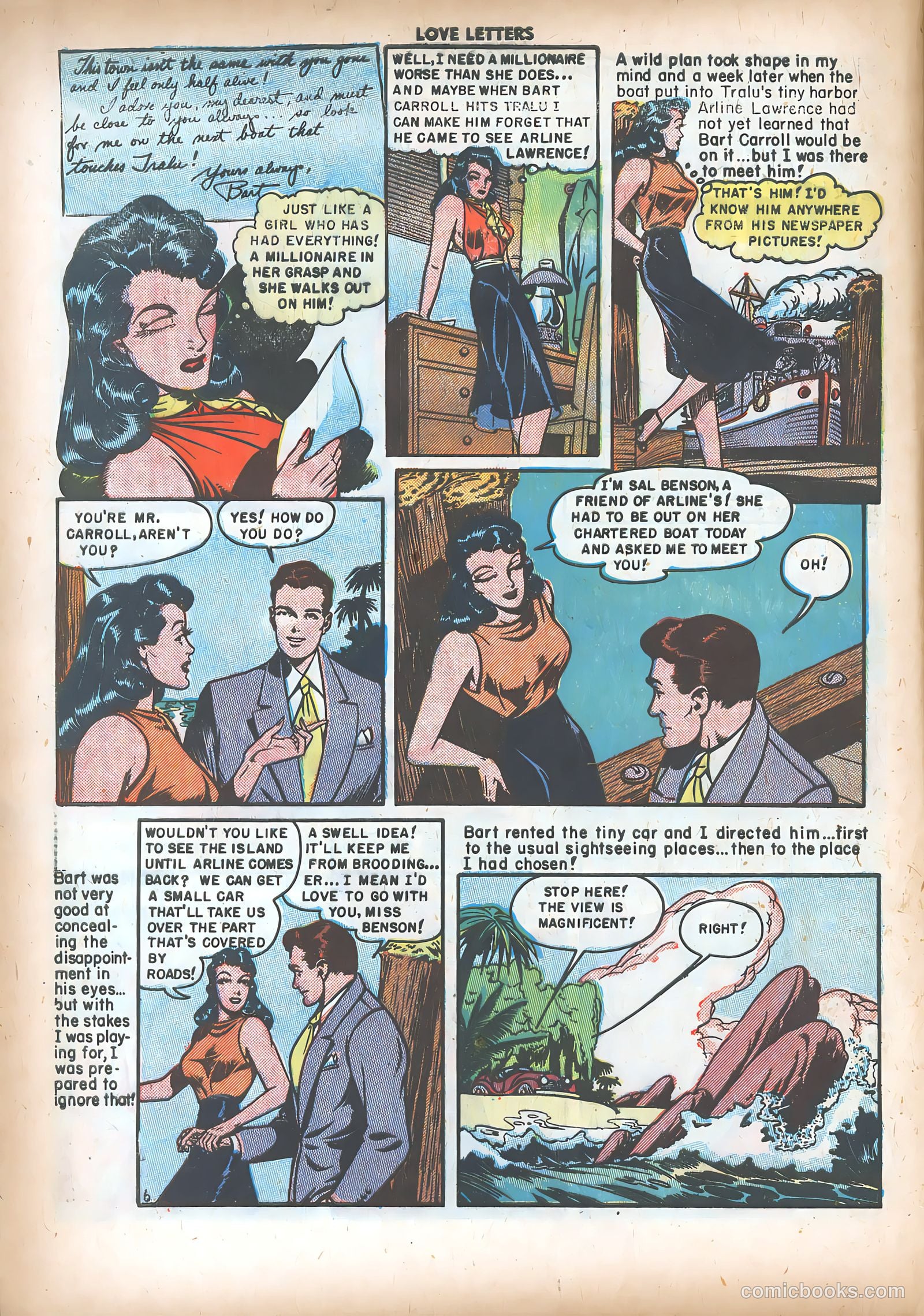 Love Letters #3 (1950) — page 8 of 36