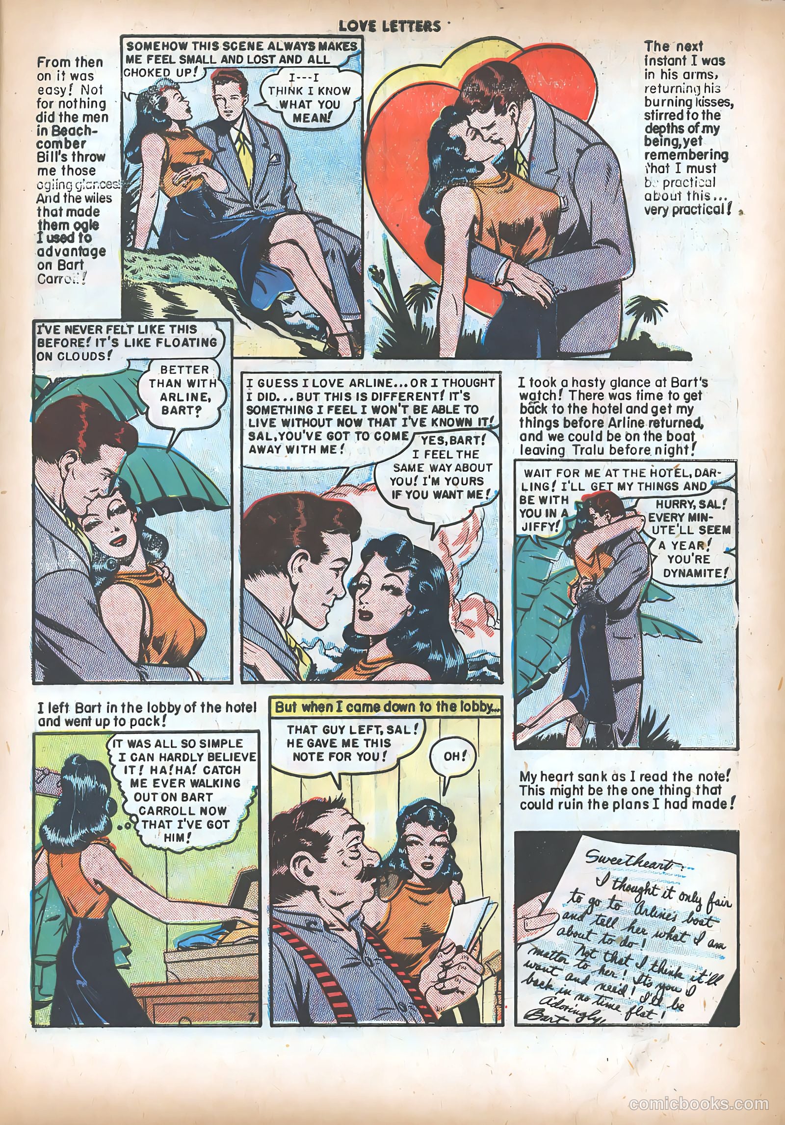 Love Letters #3 (1950) — page 9 of 36