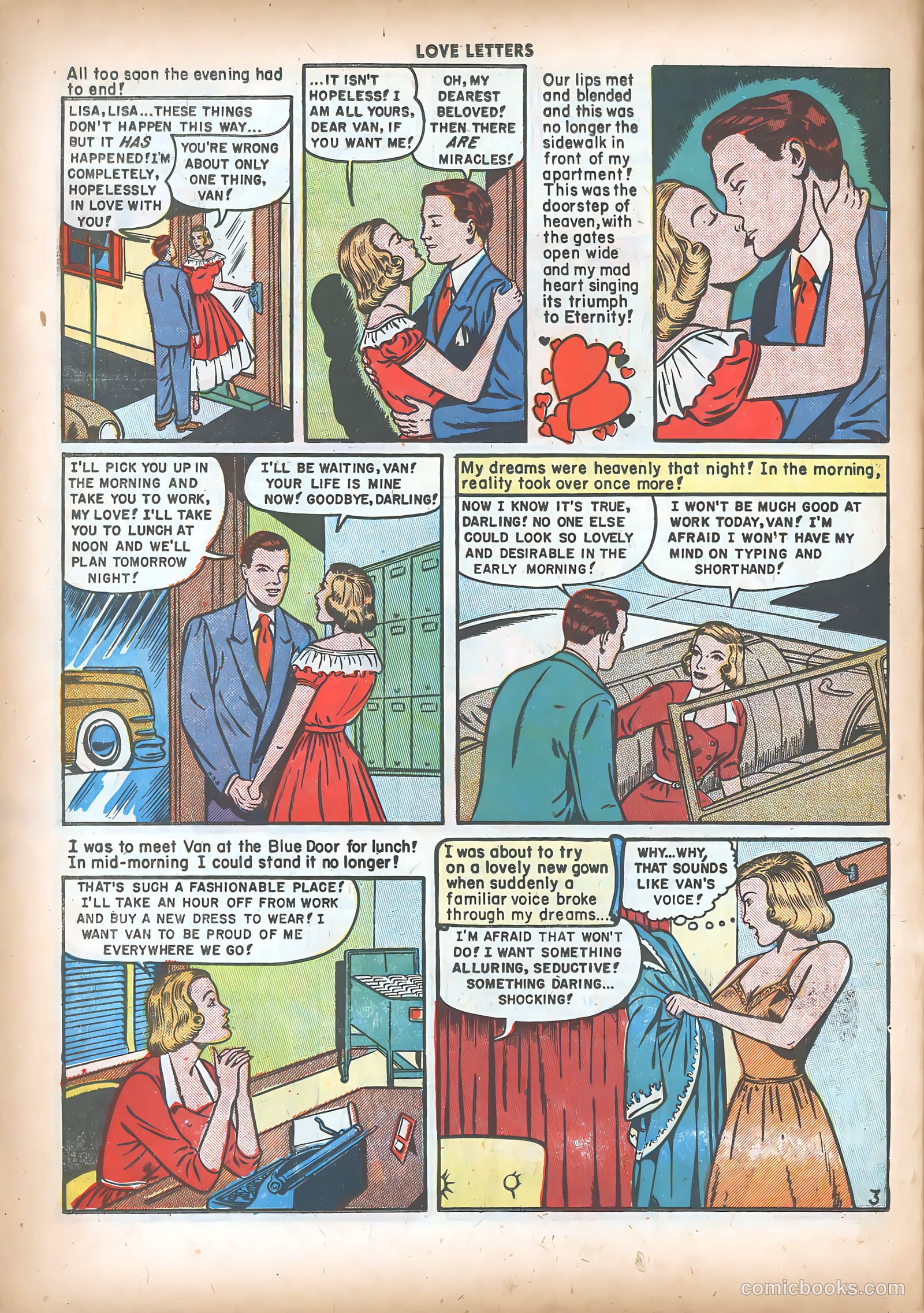 Love Letters #3 (1950) — page 14 of 36