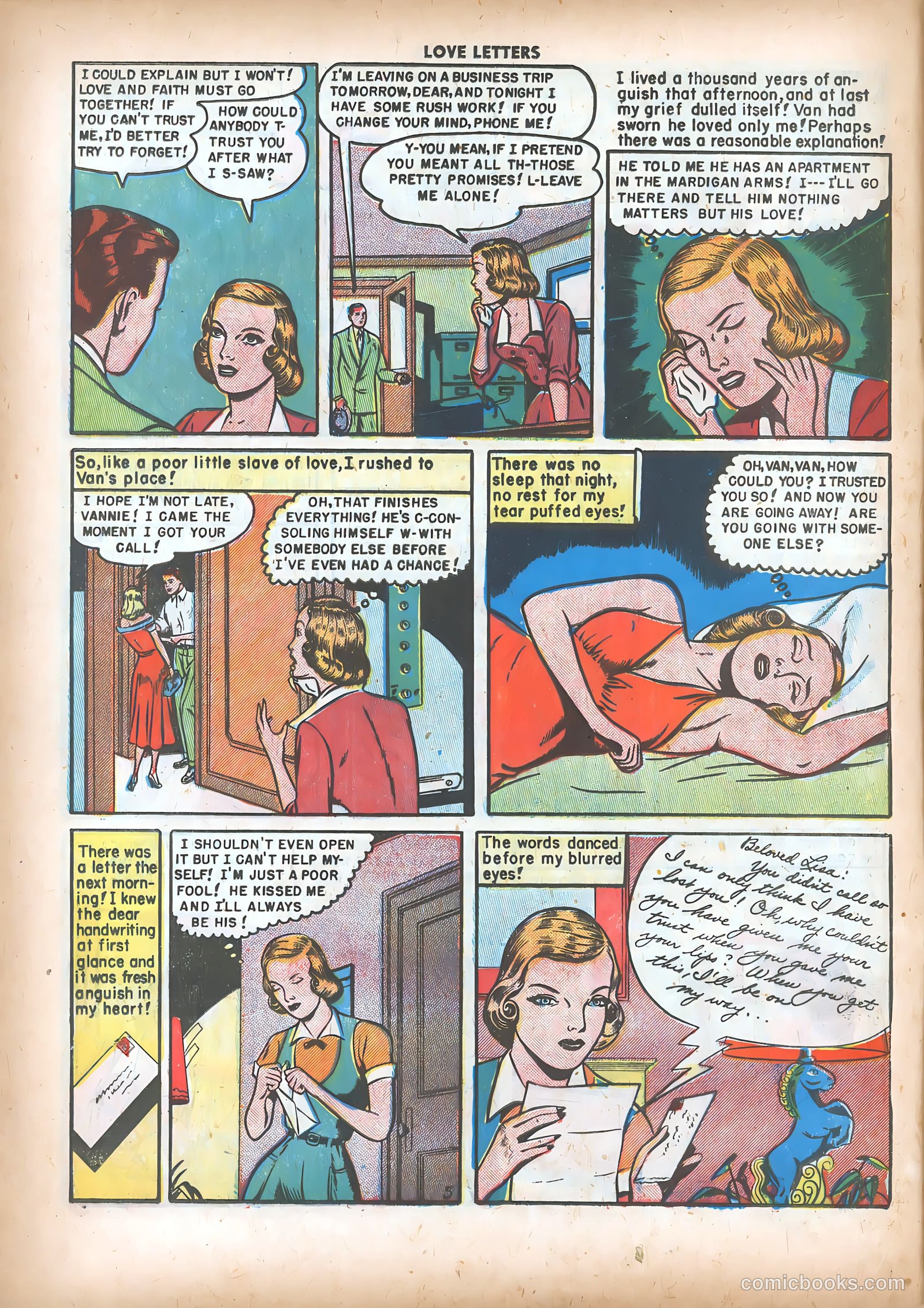 Love Letters #3 (1950) — page 16 of 36