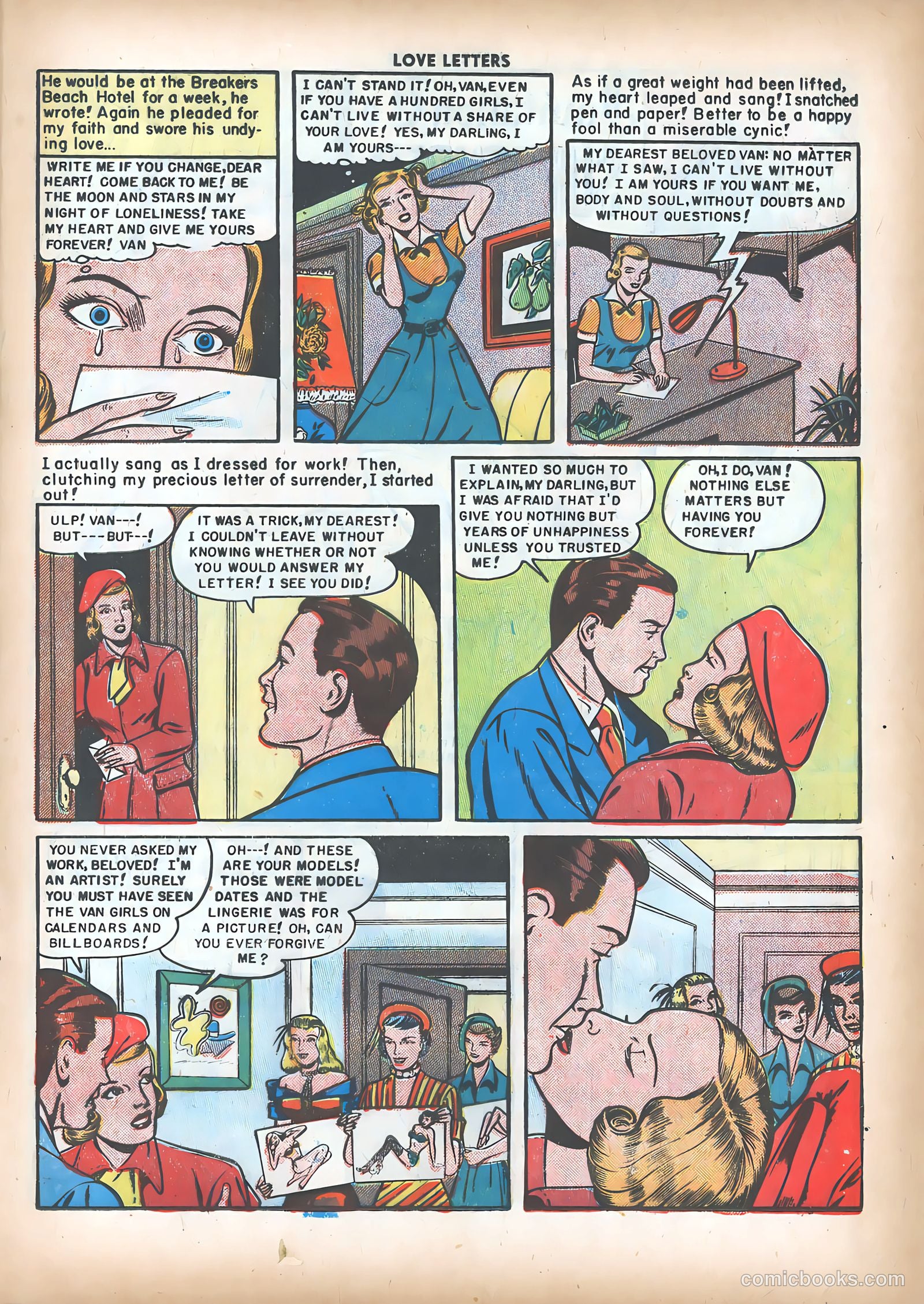 Love Letters #3 (1950) — page 17 of 36