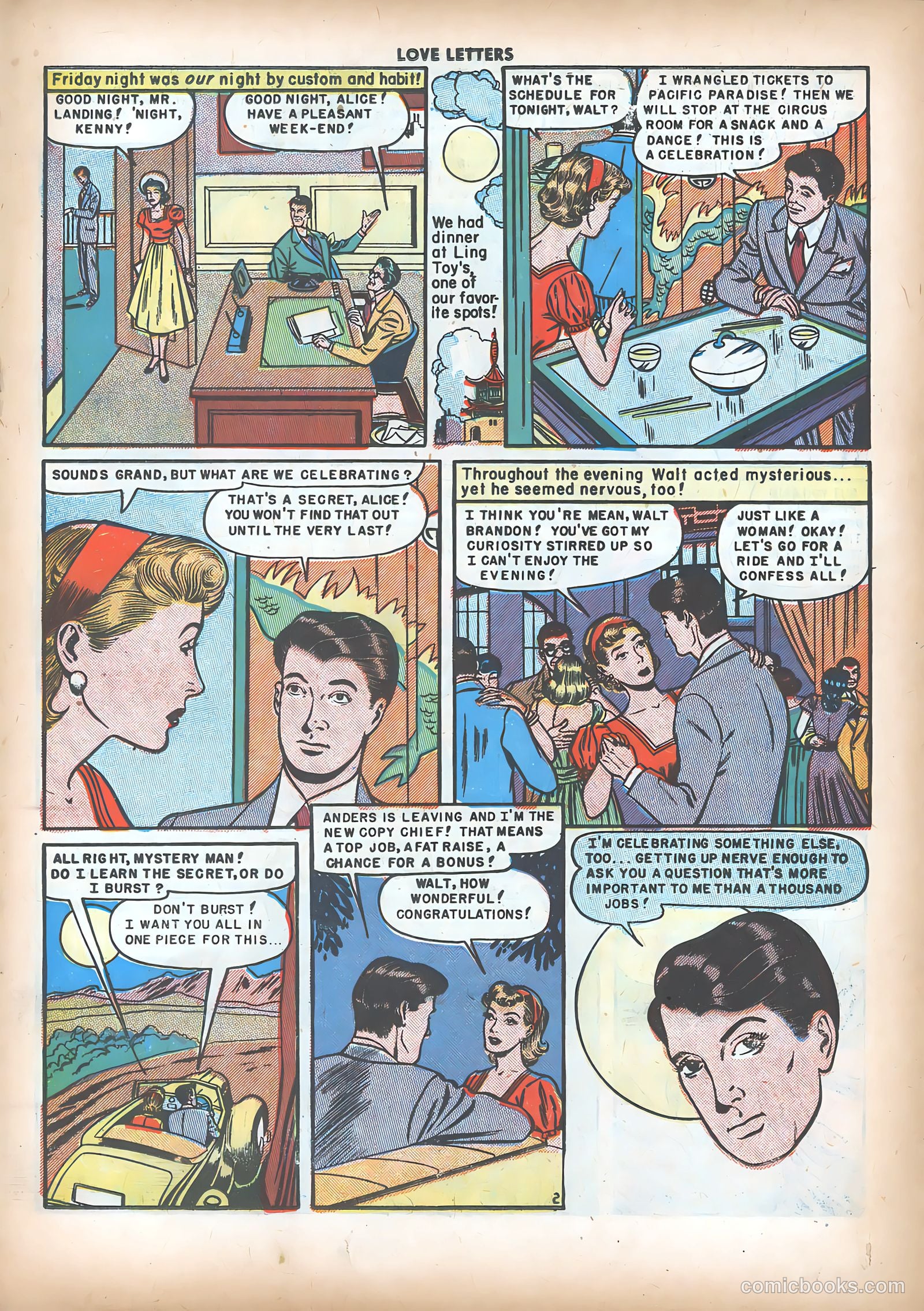 Love Letters #3 (1950) — page 19 of 36