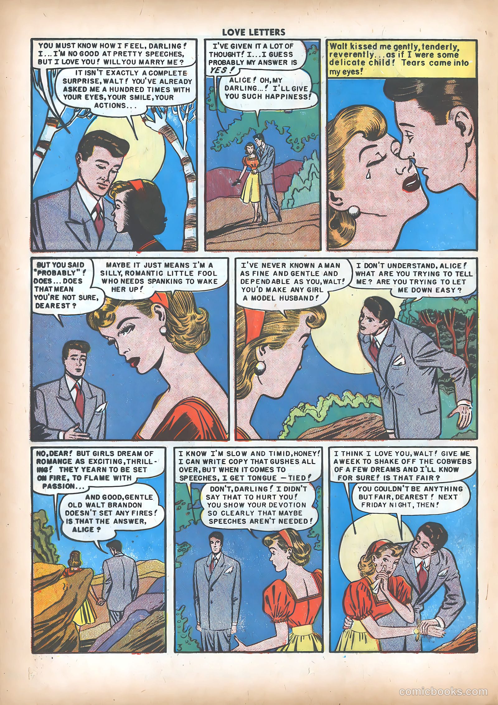 Love Letters #3 (1950) — page 20 of 36