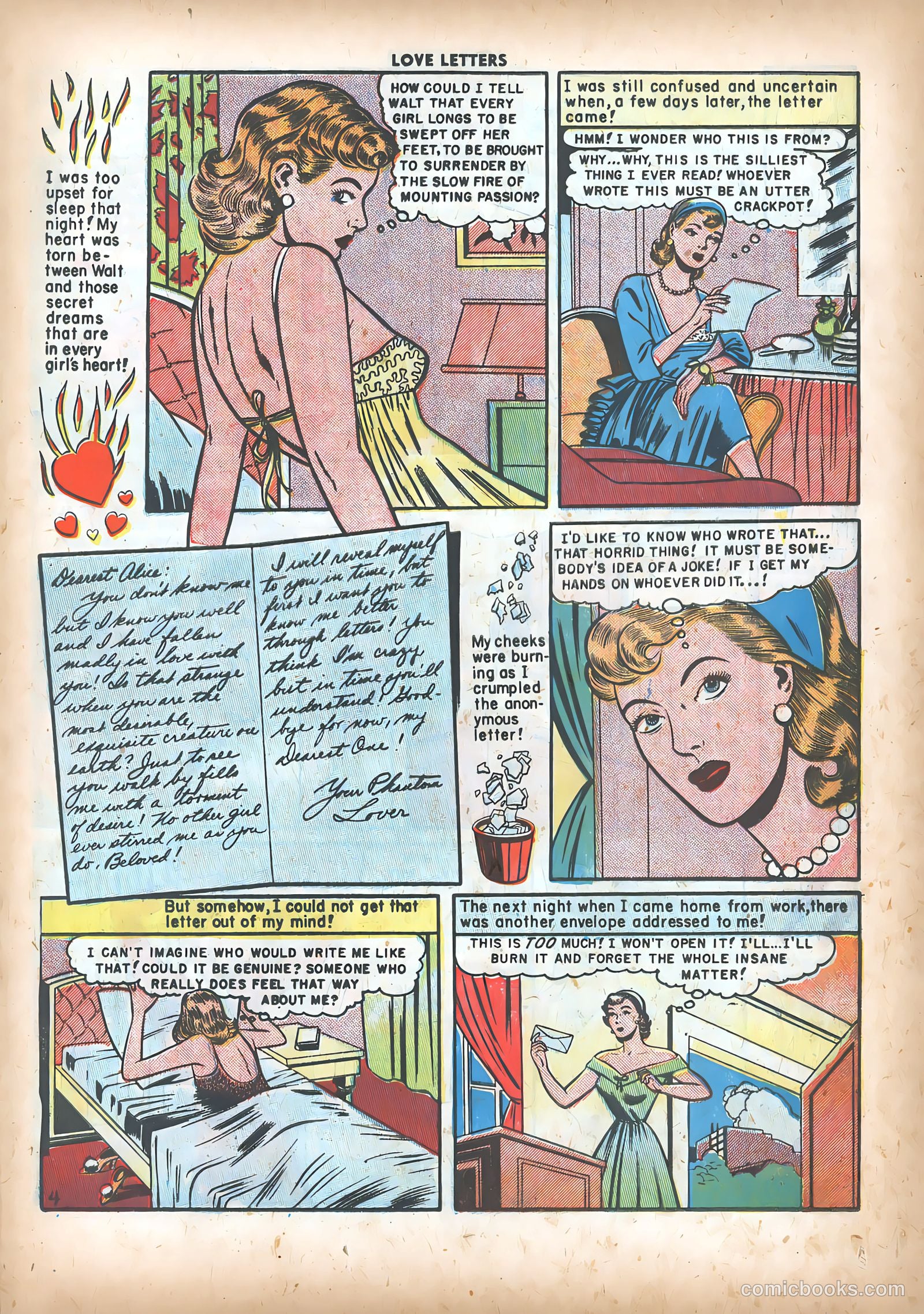 Love Letters #3 (1950) — page 21 of 36