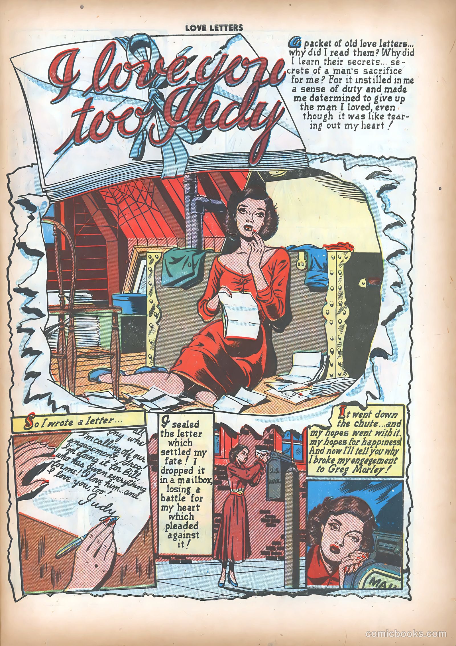Love Letters #3 (1950) — page 27 of 36