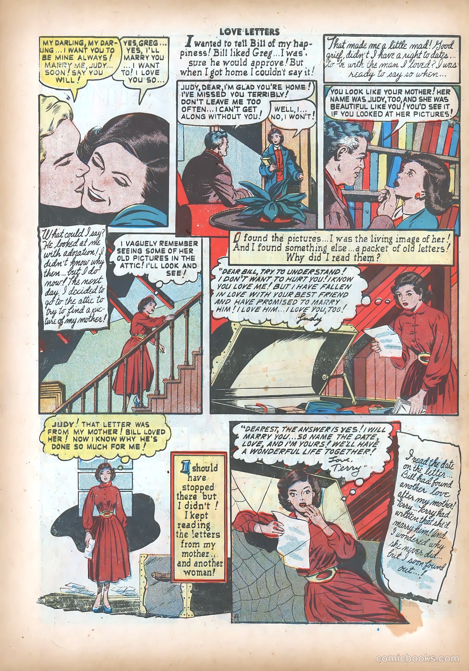 Love Letters #3 (1950) — page 30 of 36