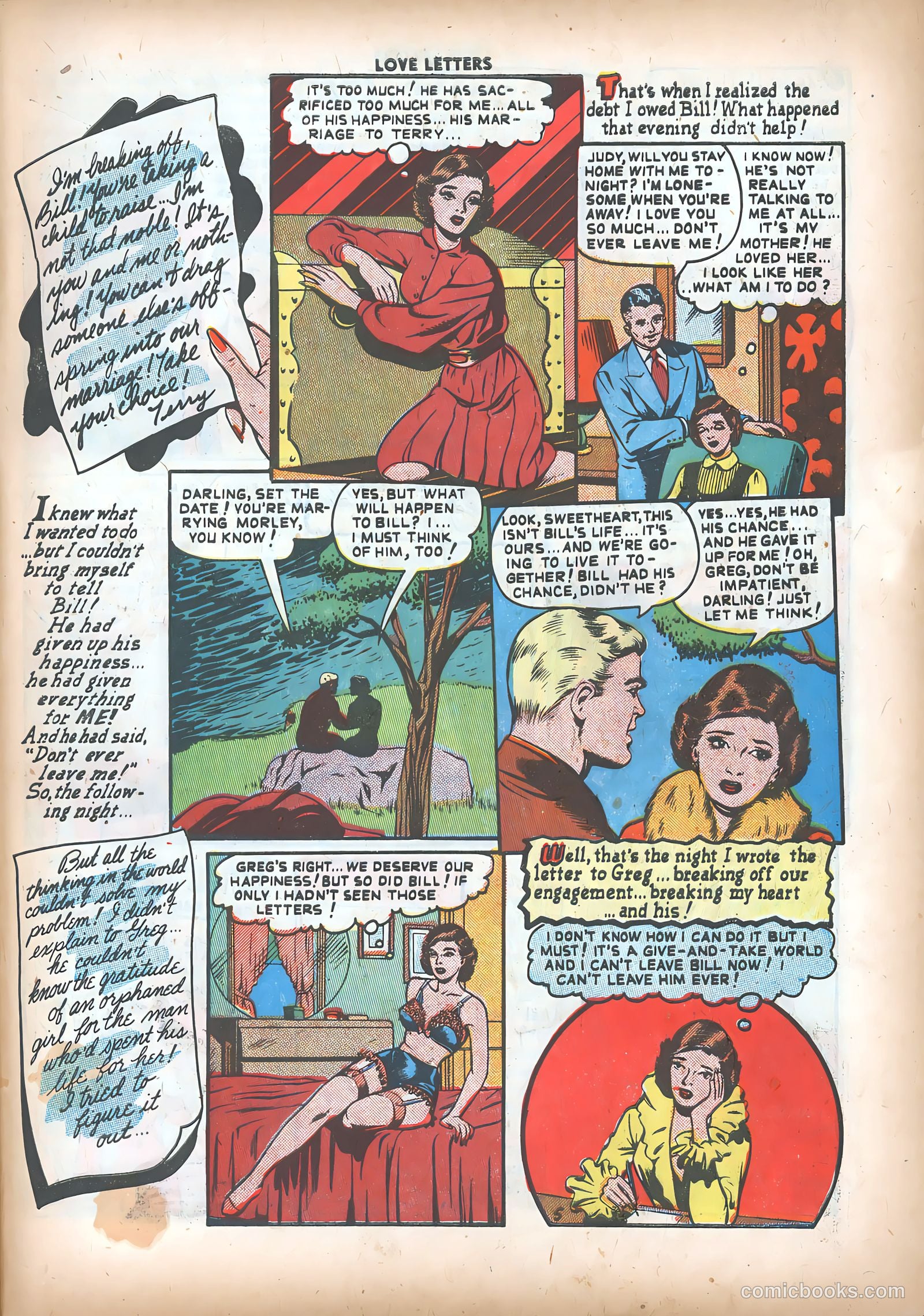 Love Letters #3 (1950) — page 31 of 36