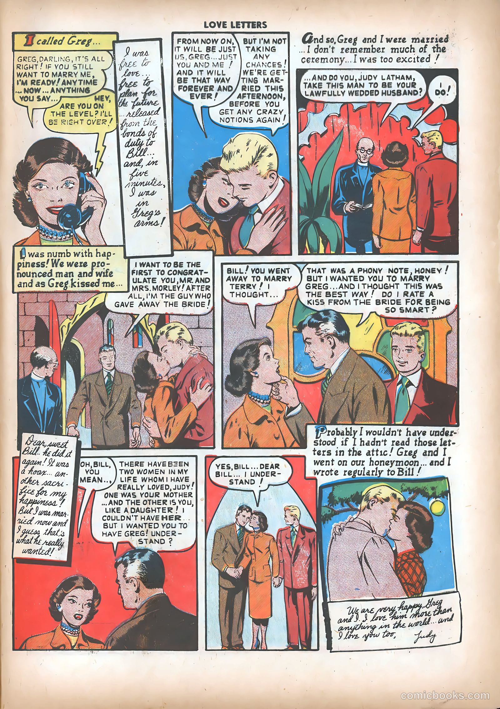Love Letters #3 (1950) — page 33 of 36