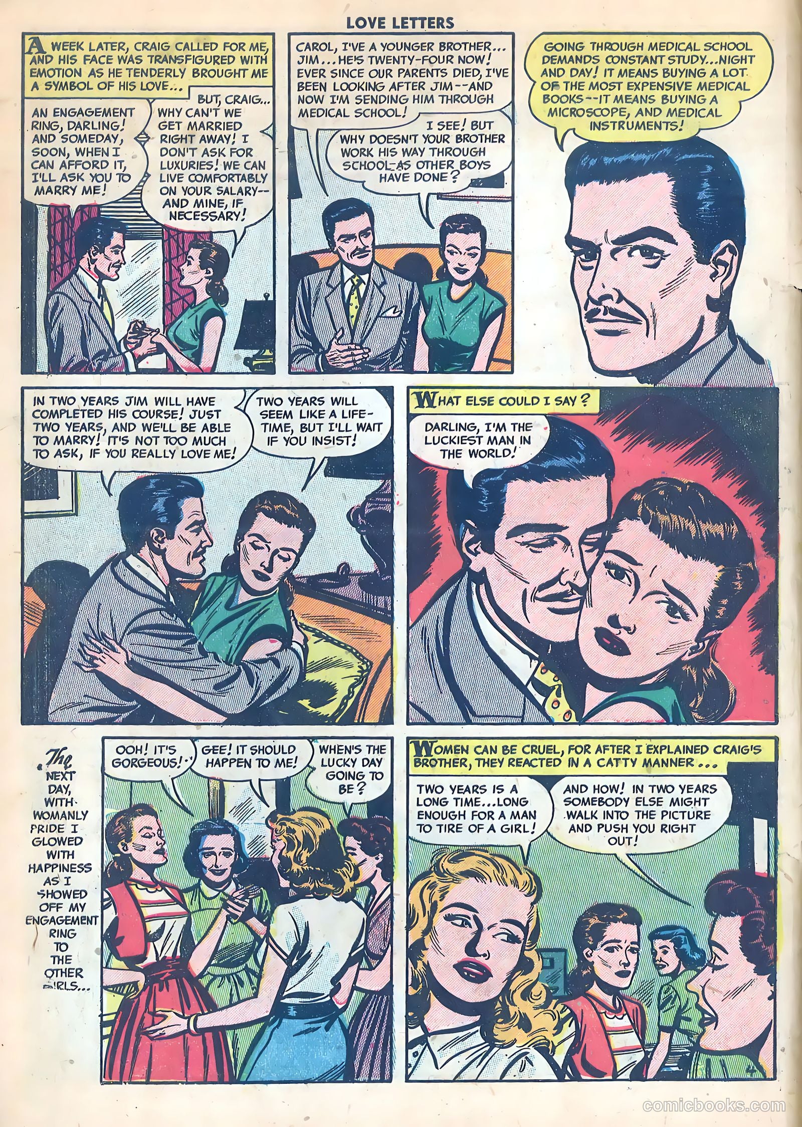 Love Letters #31 (1953) — page 6 of 36