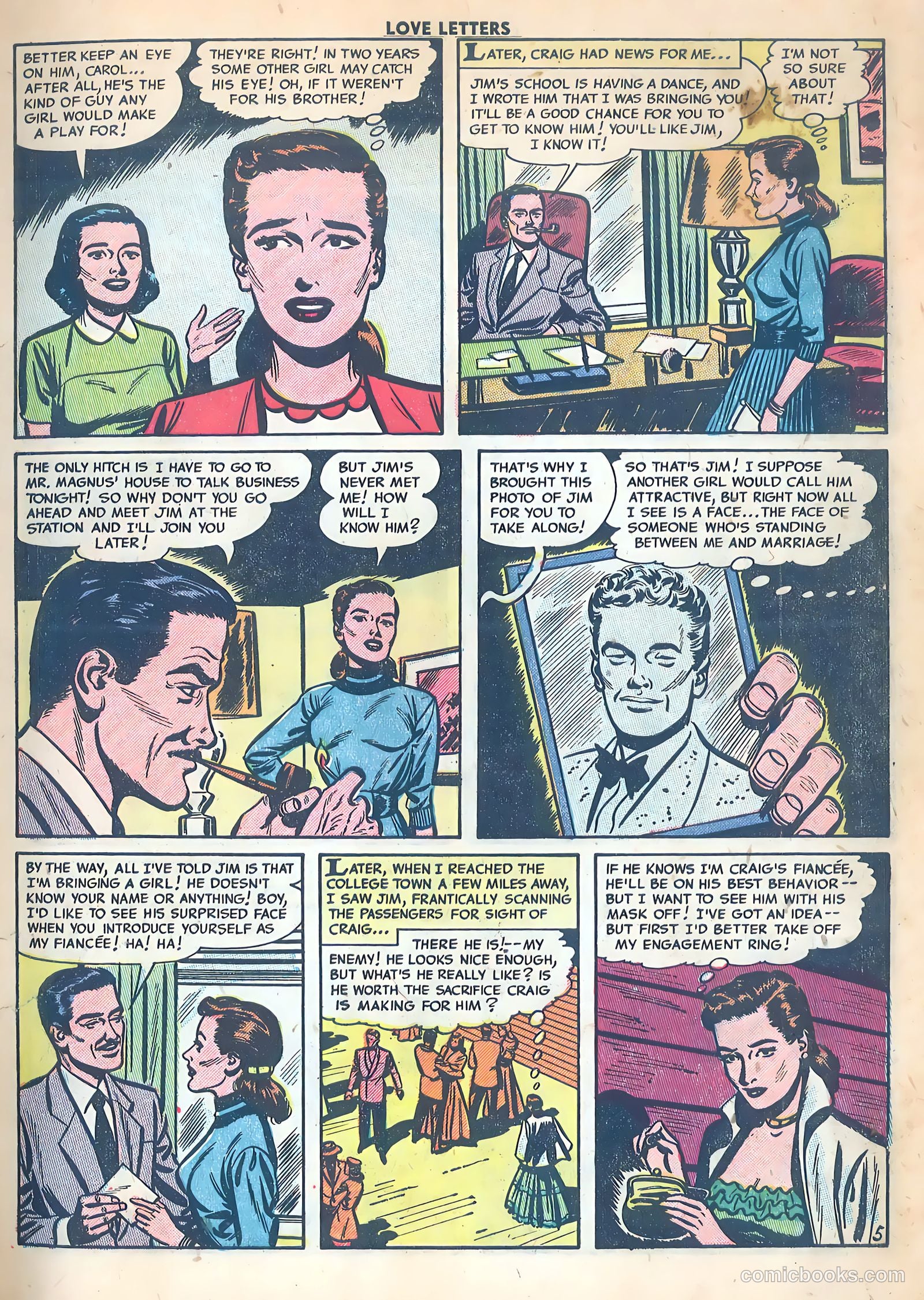 Love Letters #31 (1953) — page 7 of 36