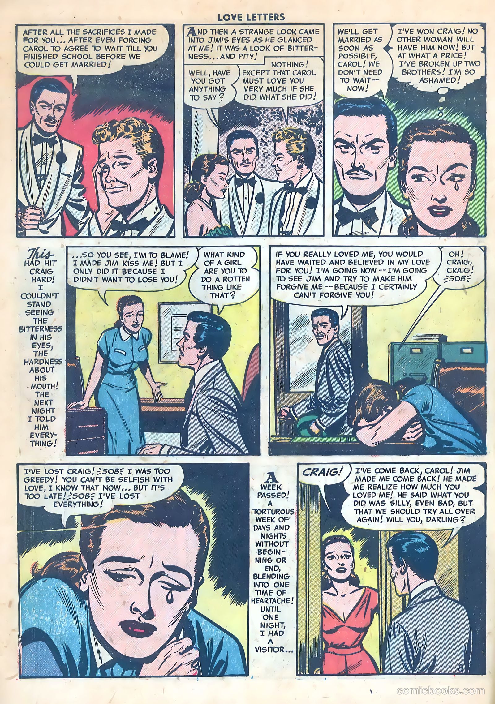 Love Letters #31 (1953) — page 10 of 36