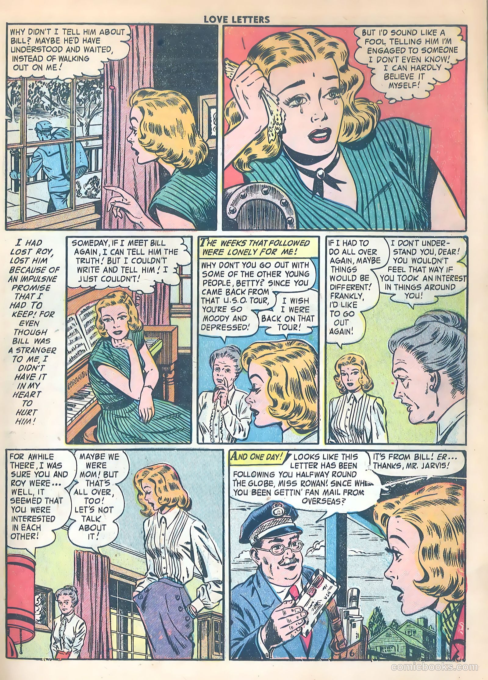 Love Letters #31 (1953) — page 23 of 36