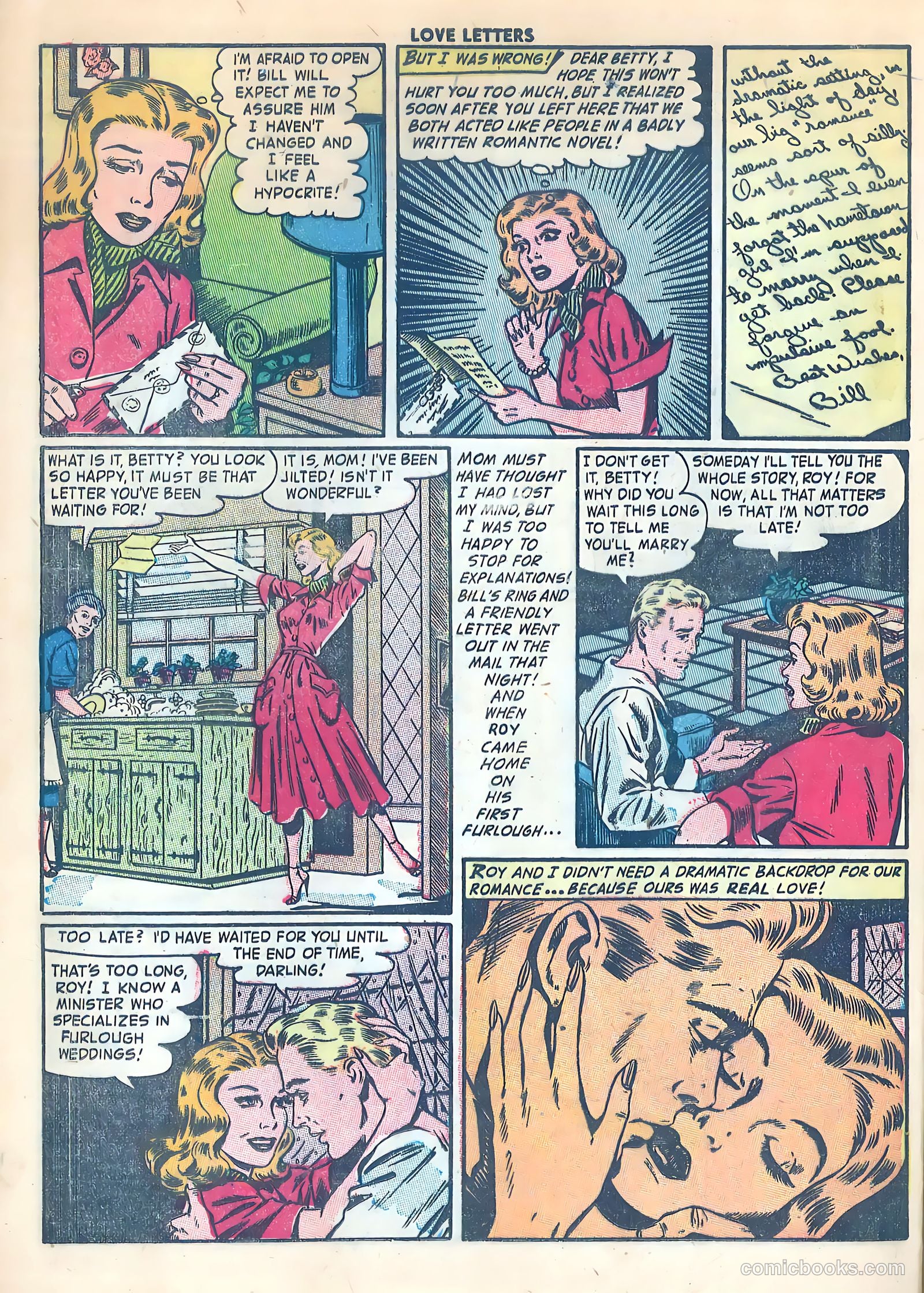 Love Letters #31 (1953) — page 24 of 36