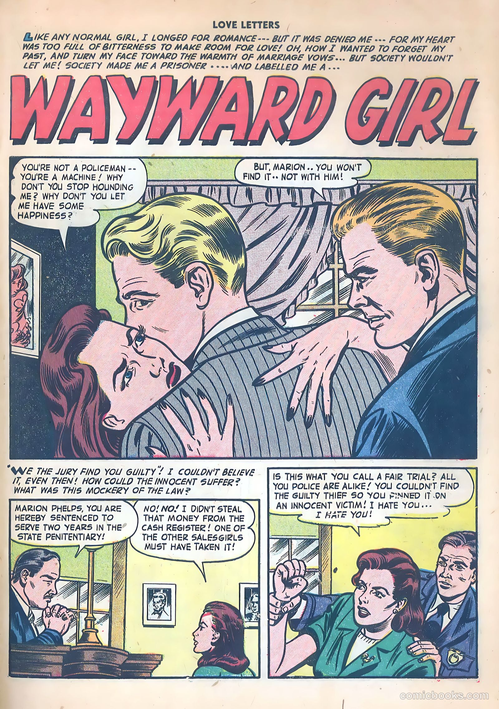 Love Letters #31 (1953) — page 27 of 36