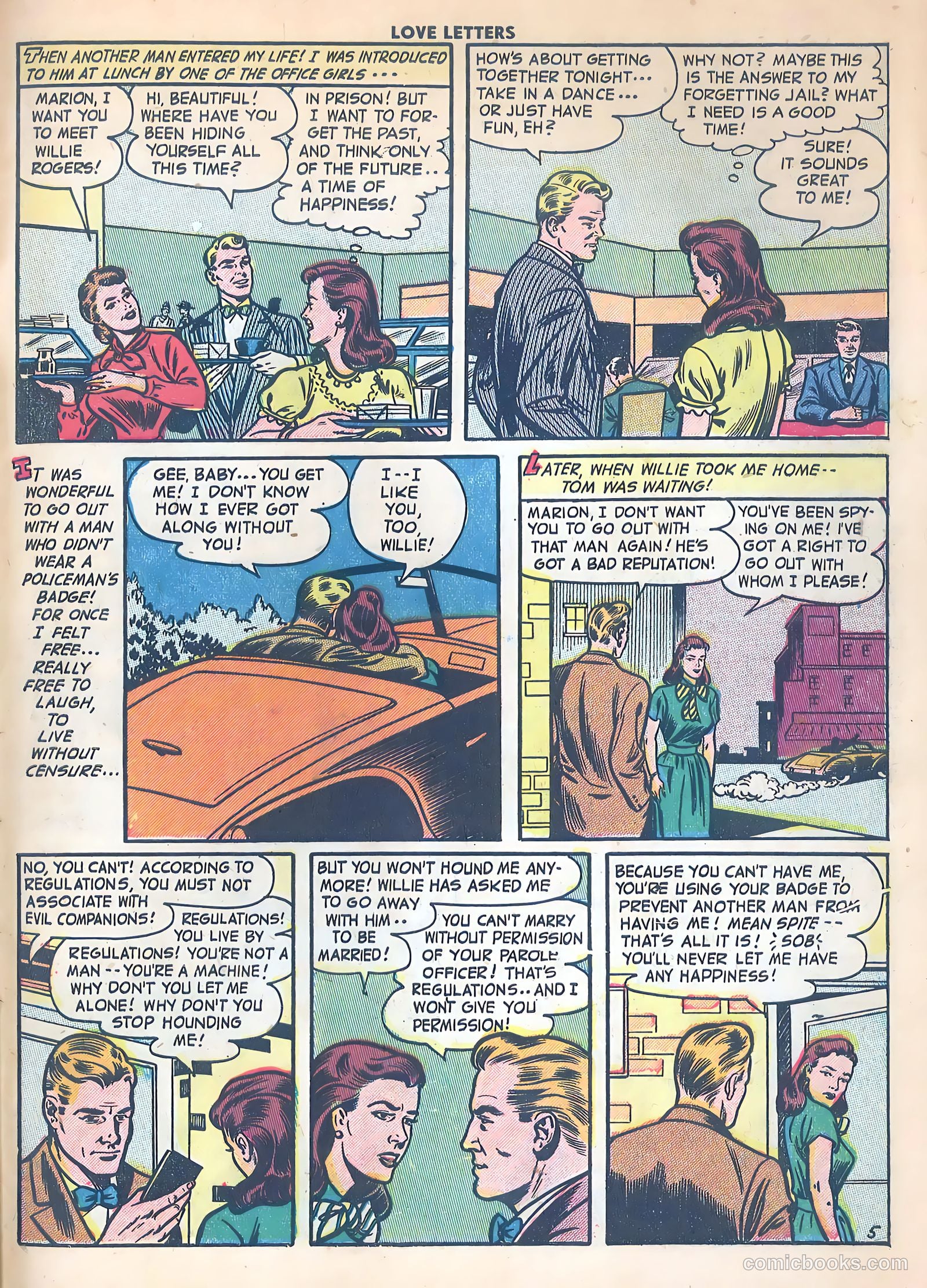 Love Letters #31 (1953) — page 31 of 36