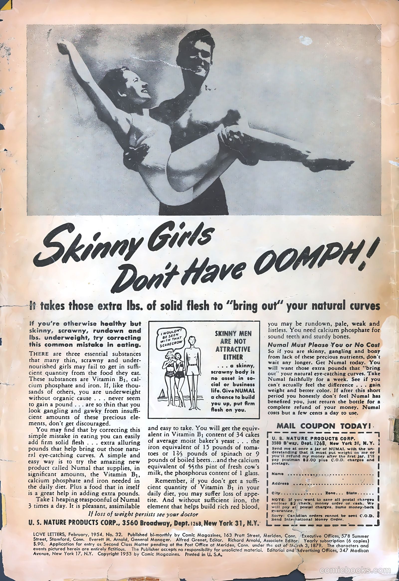 Love Letters #32 (1954) — page 2 of 37