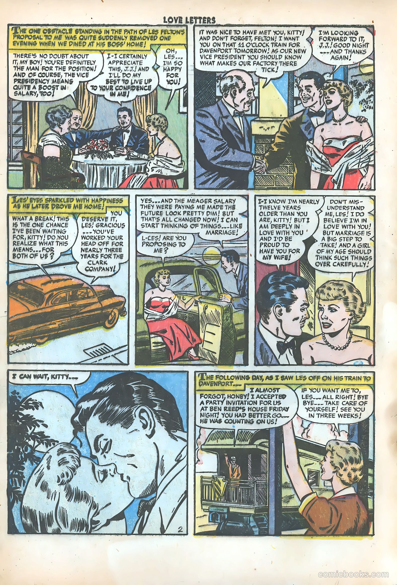 Love Letters #32 (1954) — page 4 of 37