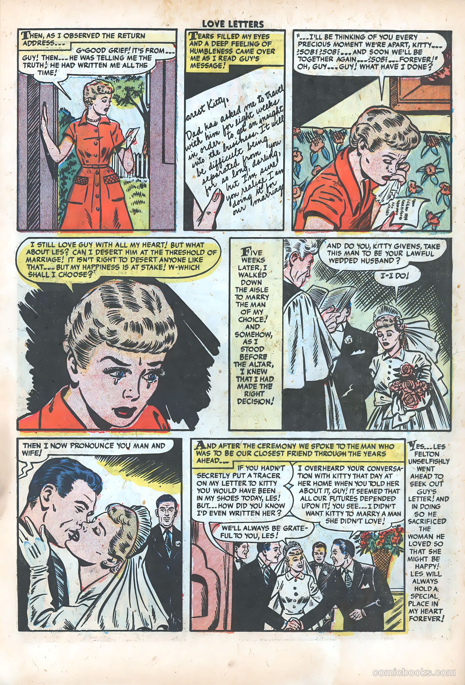Love Letters #32 (1954) — page 11 of 37