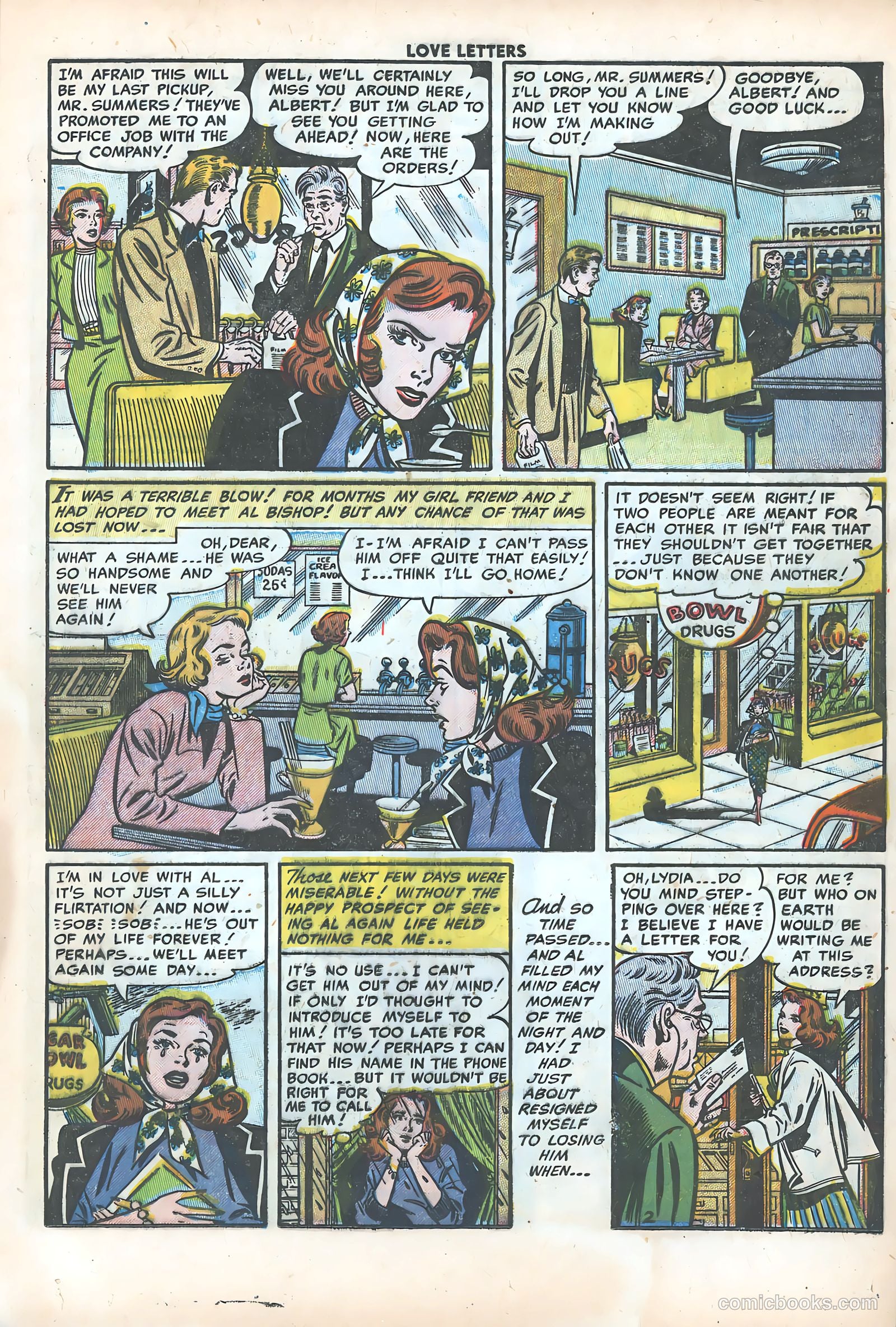 Love Letters #32 (1954) — page 13 of 37
