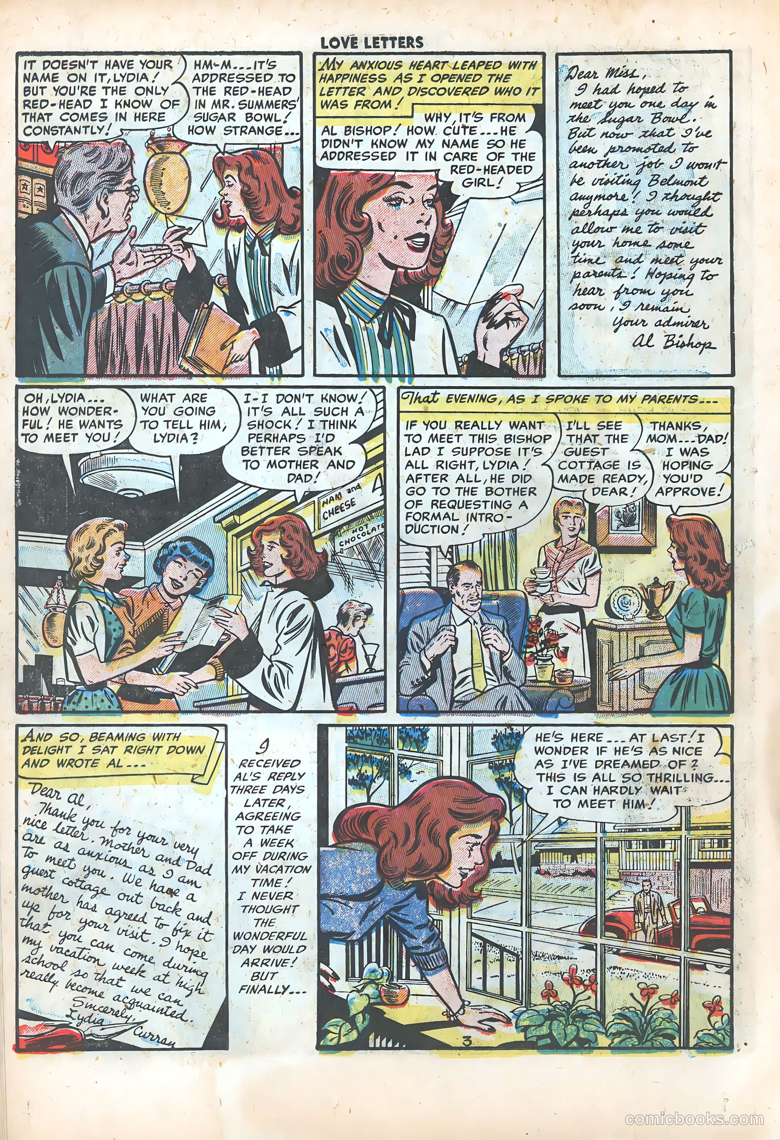 Love Letters #32 (1954) — page 14 of 37