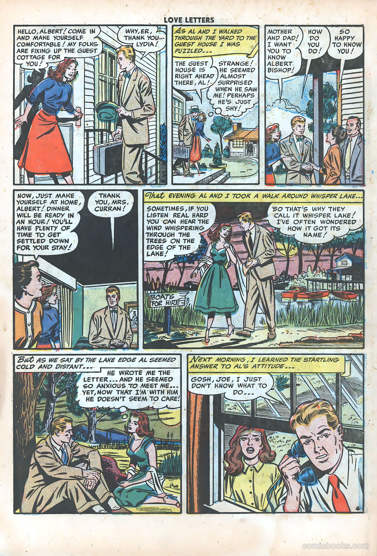 Love Letters #32 (1954) — page 15 of 37