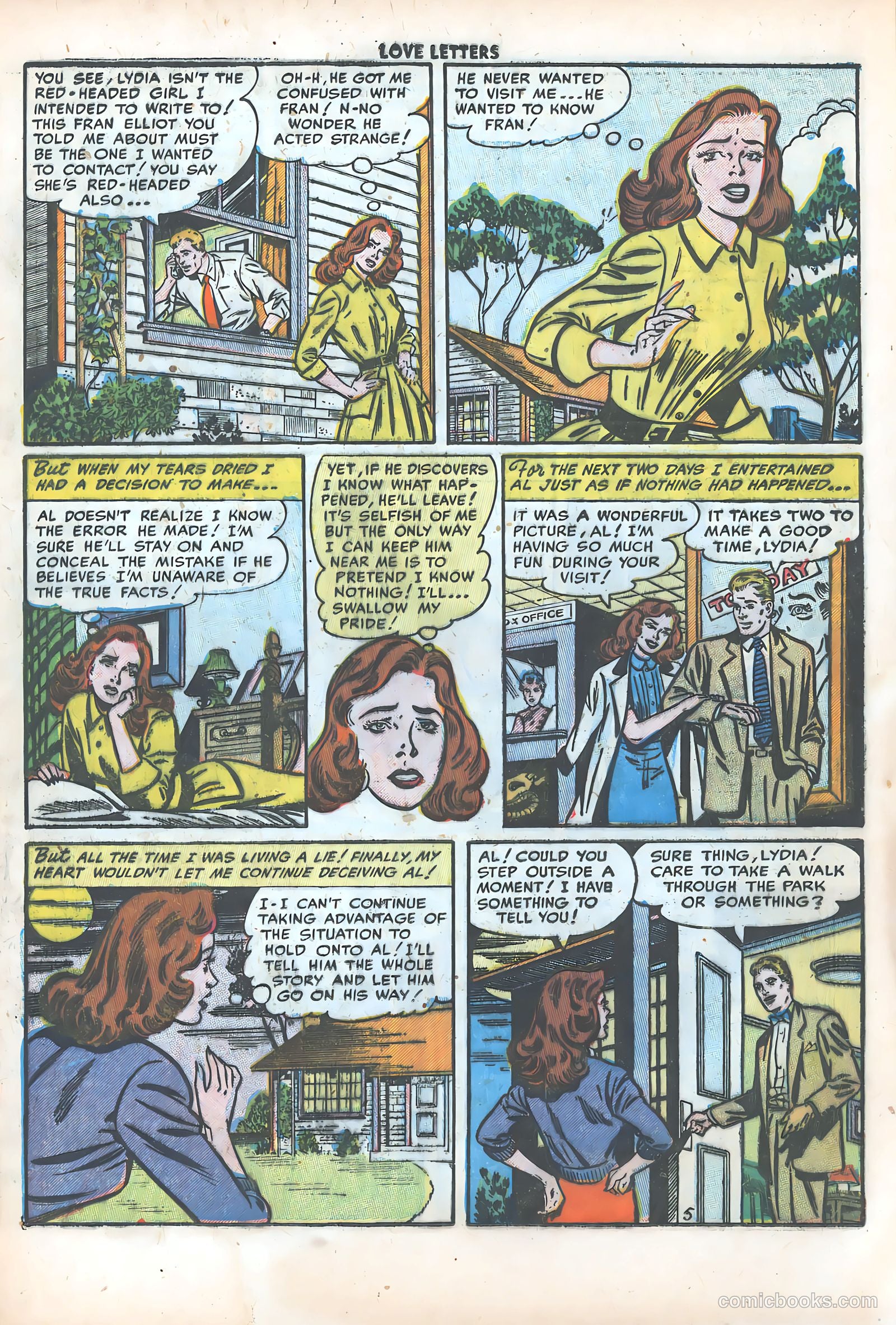 Love Letters #32 (1954) — page 16 of 37