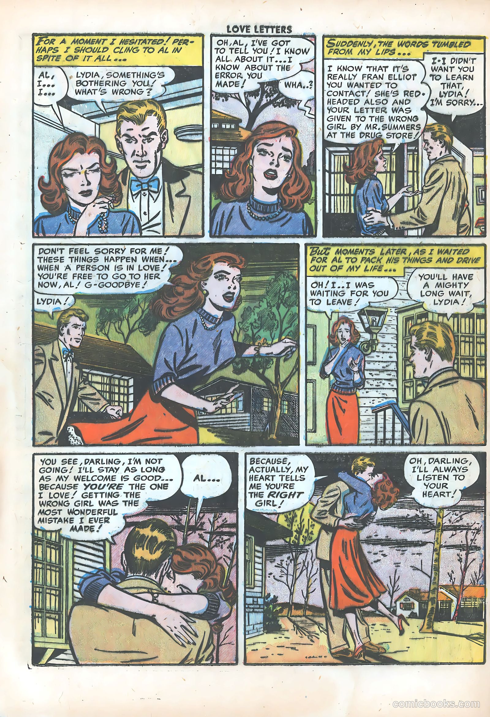 Love Letters #32 (1954) — page 17 of 37