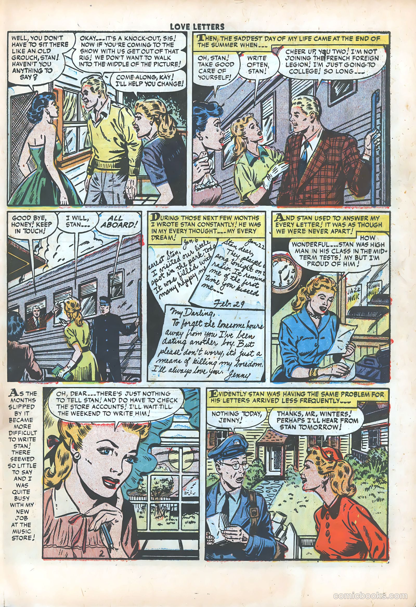 Love Letters #32 (1954) — page 19 of 37