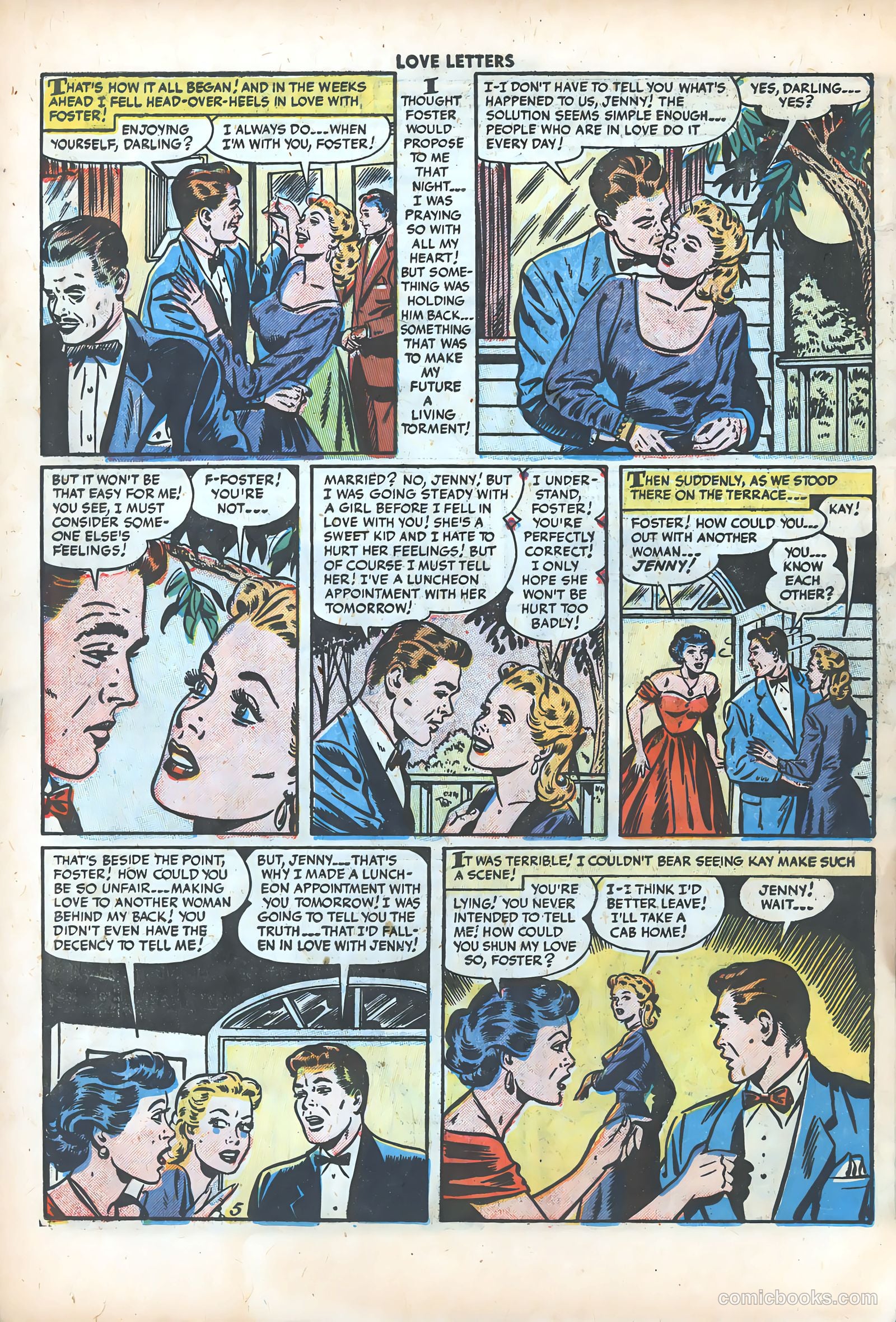 Love Letters #32 (1954) — page 22 of 37