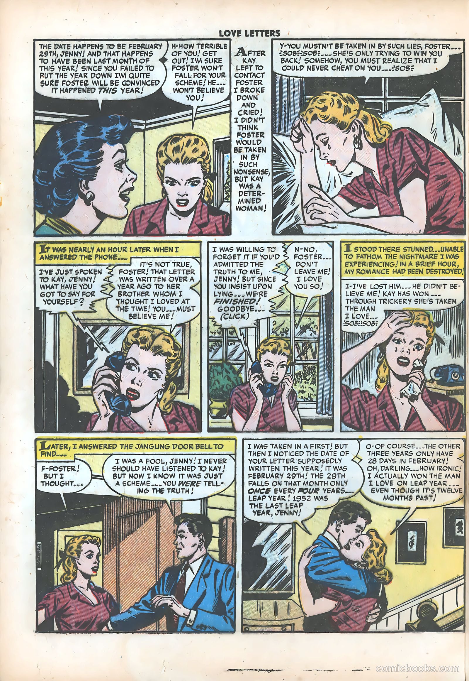 Love Letters #32 (1954) — page 24 of 37